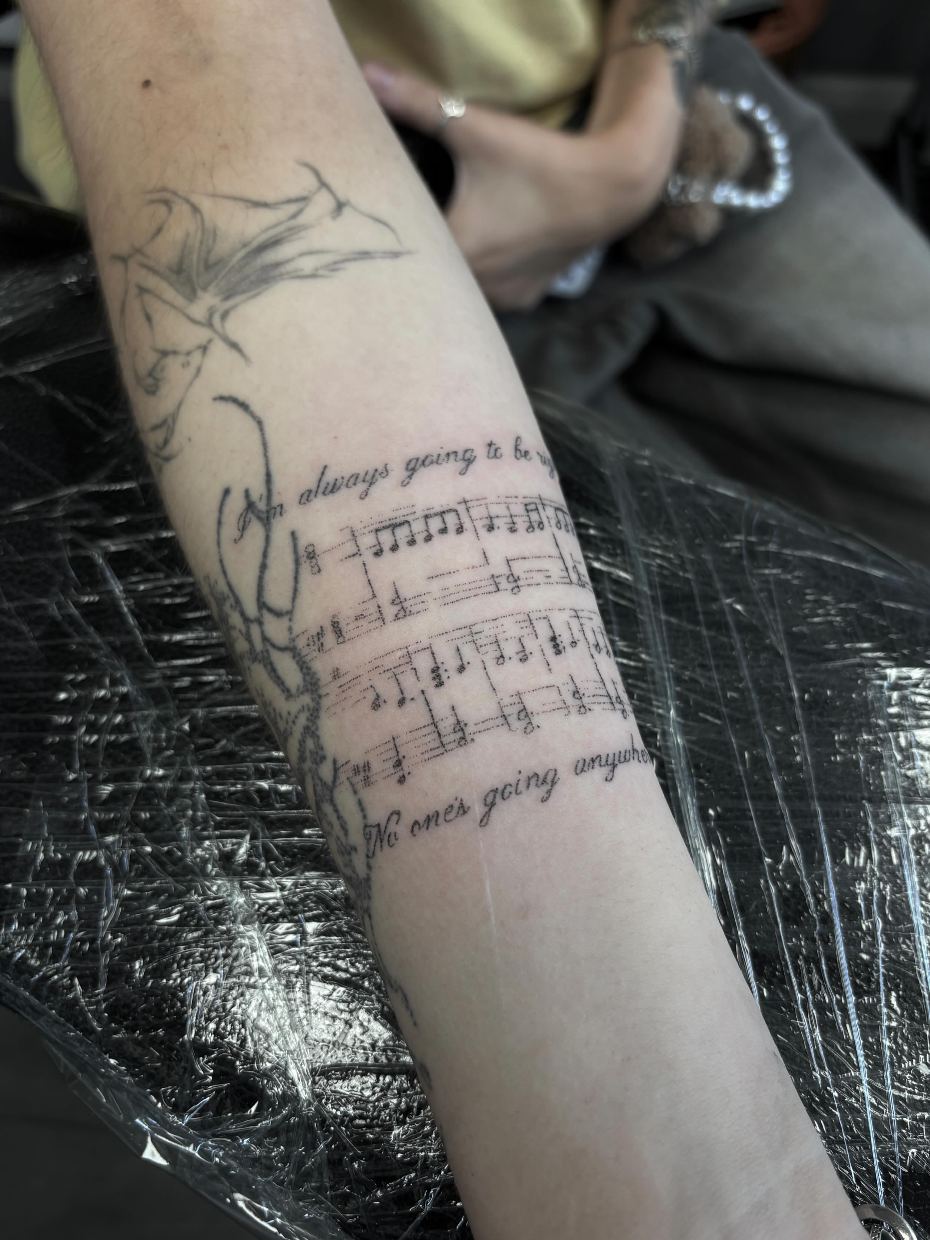 Tattoo by @siilvester — black_and_grey