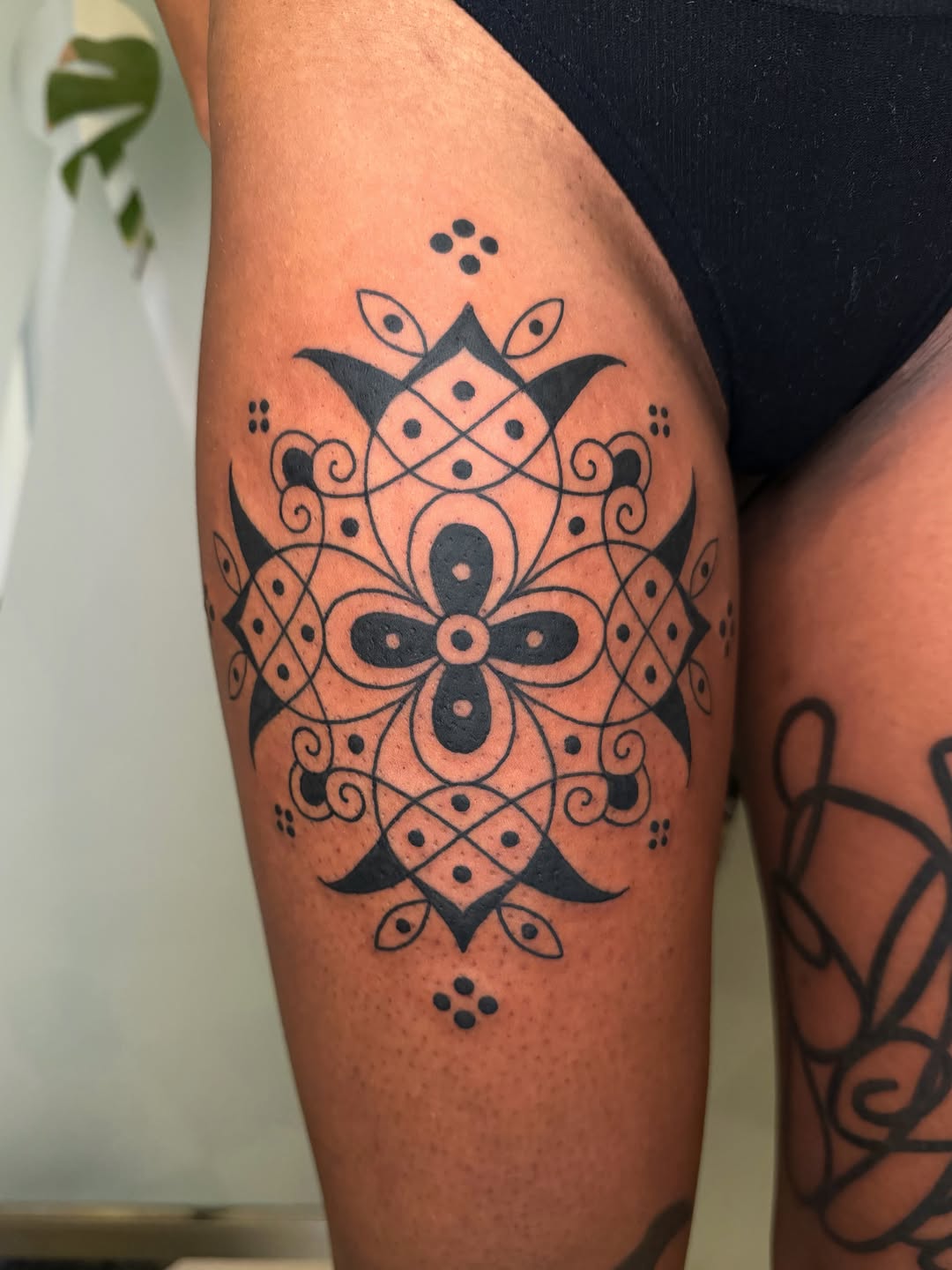 Tattoo by @cosmic___karma — geometric, ornamental