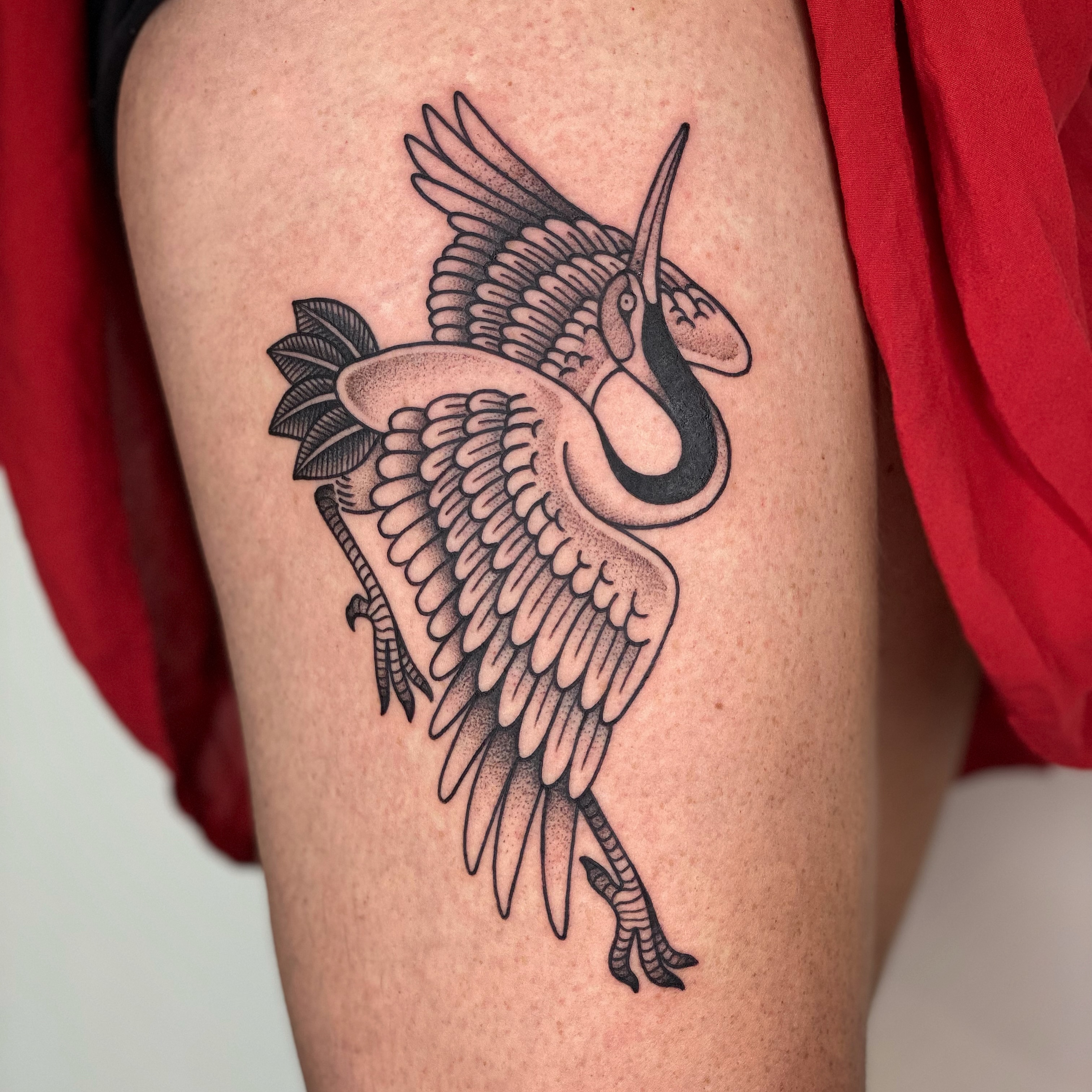 Tattoo by @clem.needlemark — dotwork