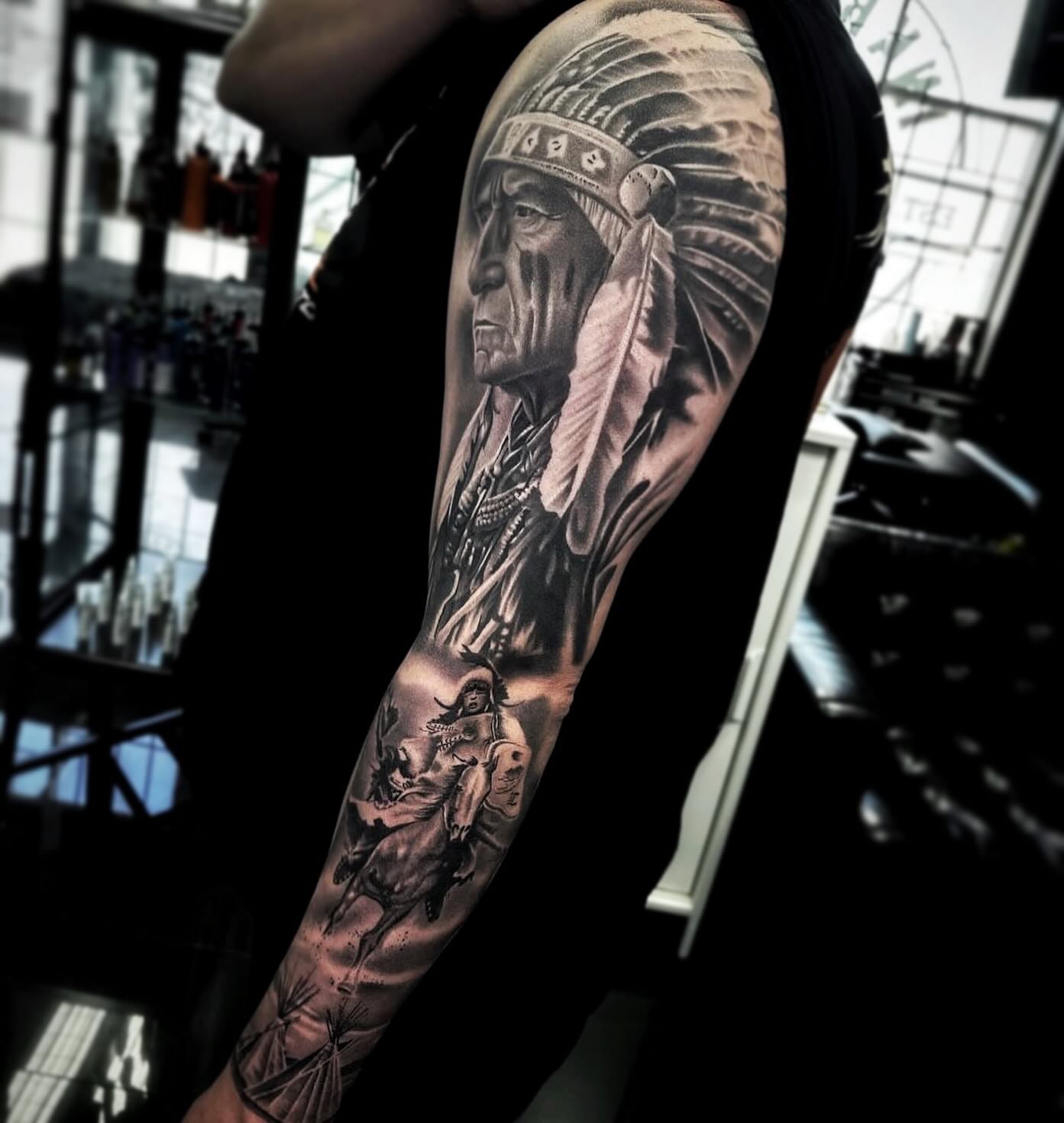 Tattoo by @inkbymaaku — realism, black_and_grey