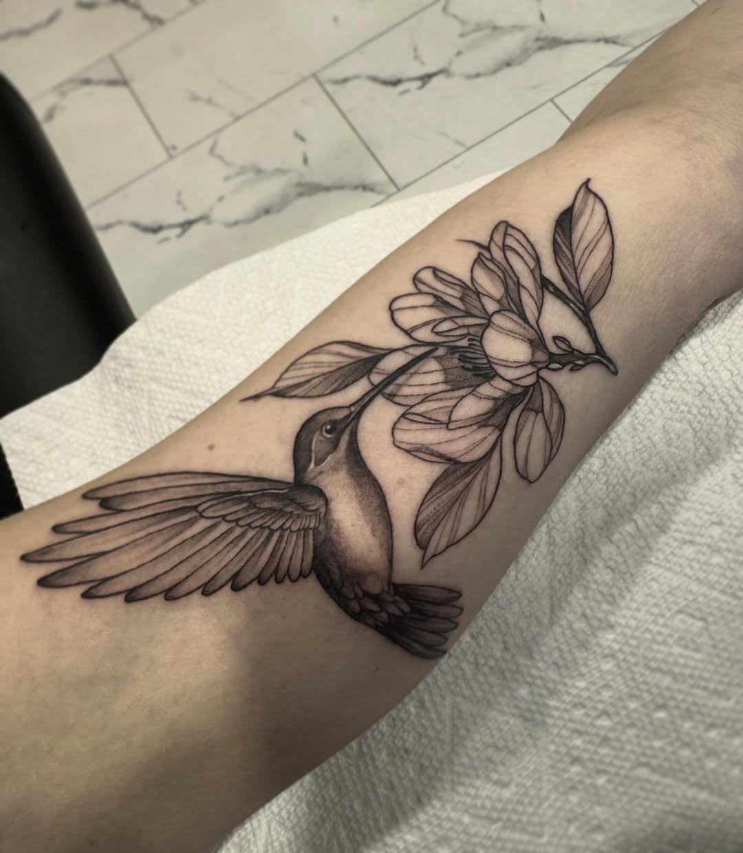 Tattoo by @tats_earnhardt — black_and_grey, realism