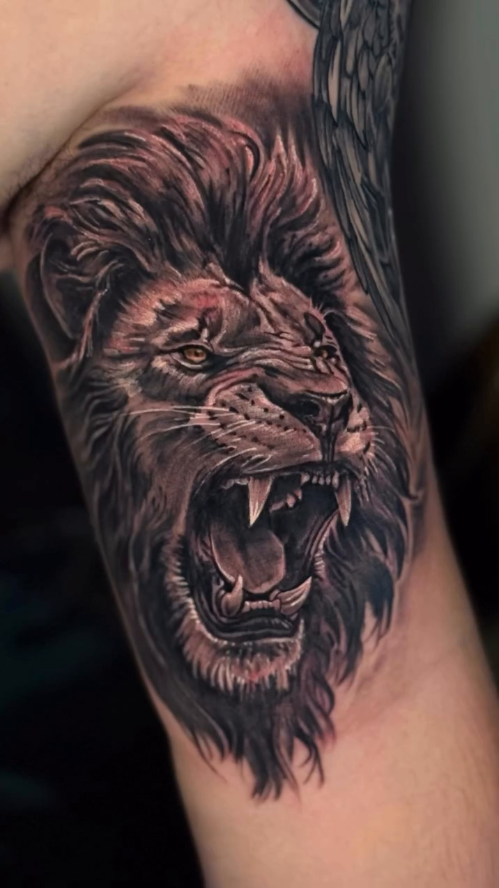 Tattoo by @210miketheinkman — realism, black_and_grey