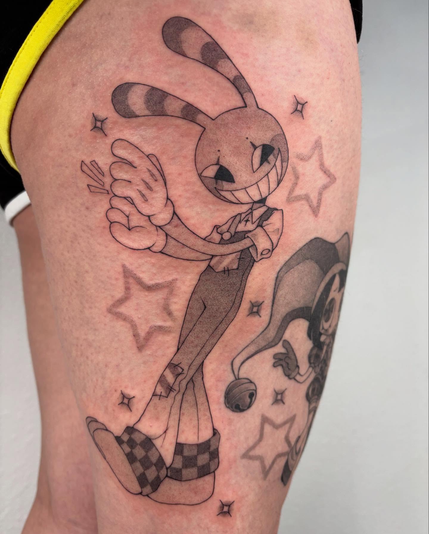 Tattoo by @parkiip — black_and_grey