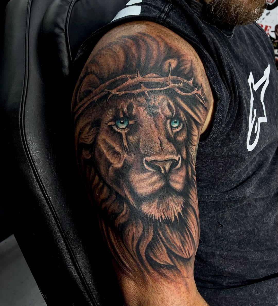 Tattoo by @tattsbylabbe — realism, black_and_grey