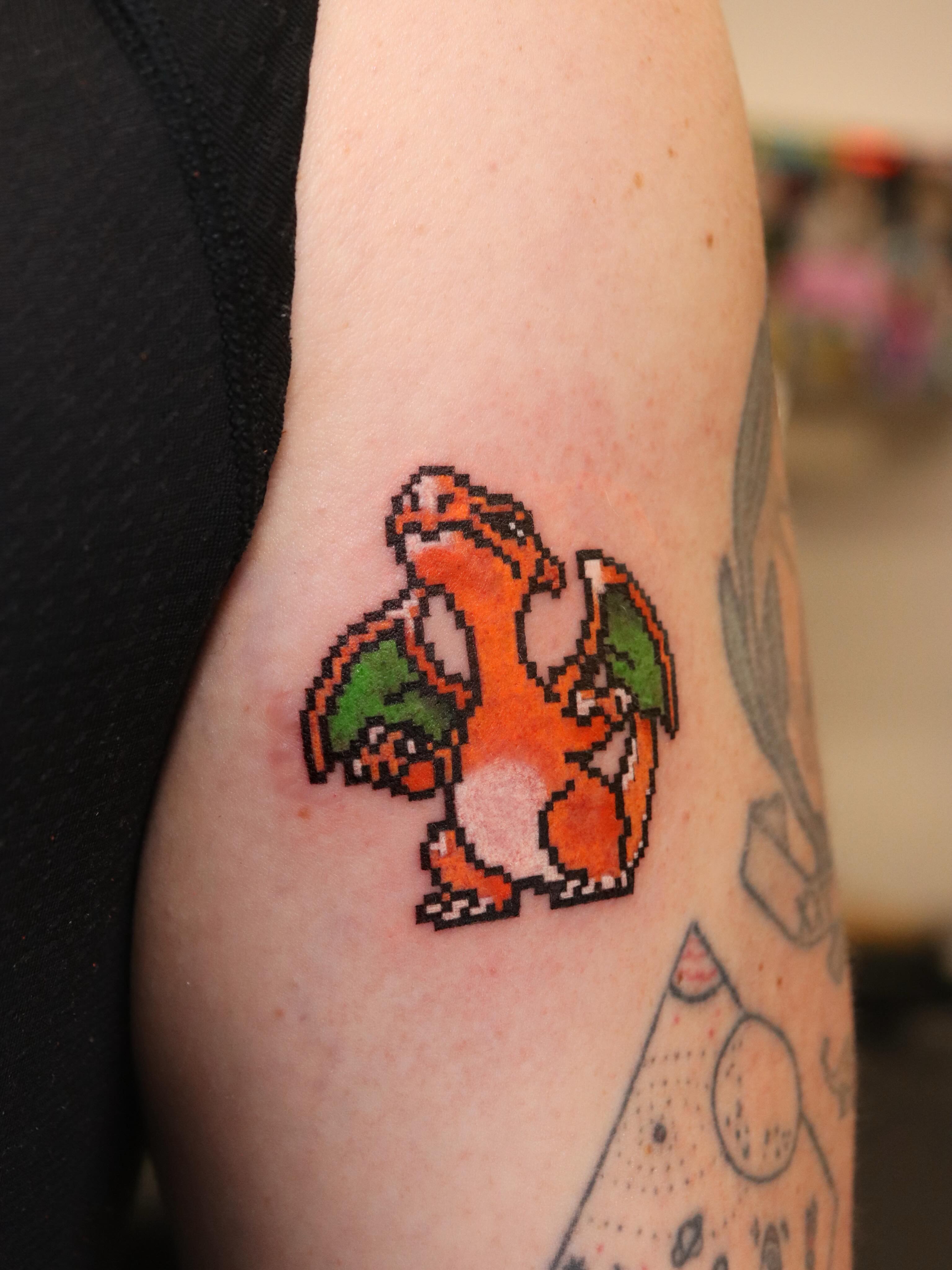 Tattoo by @insert_coin_1 β dotwork