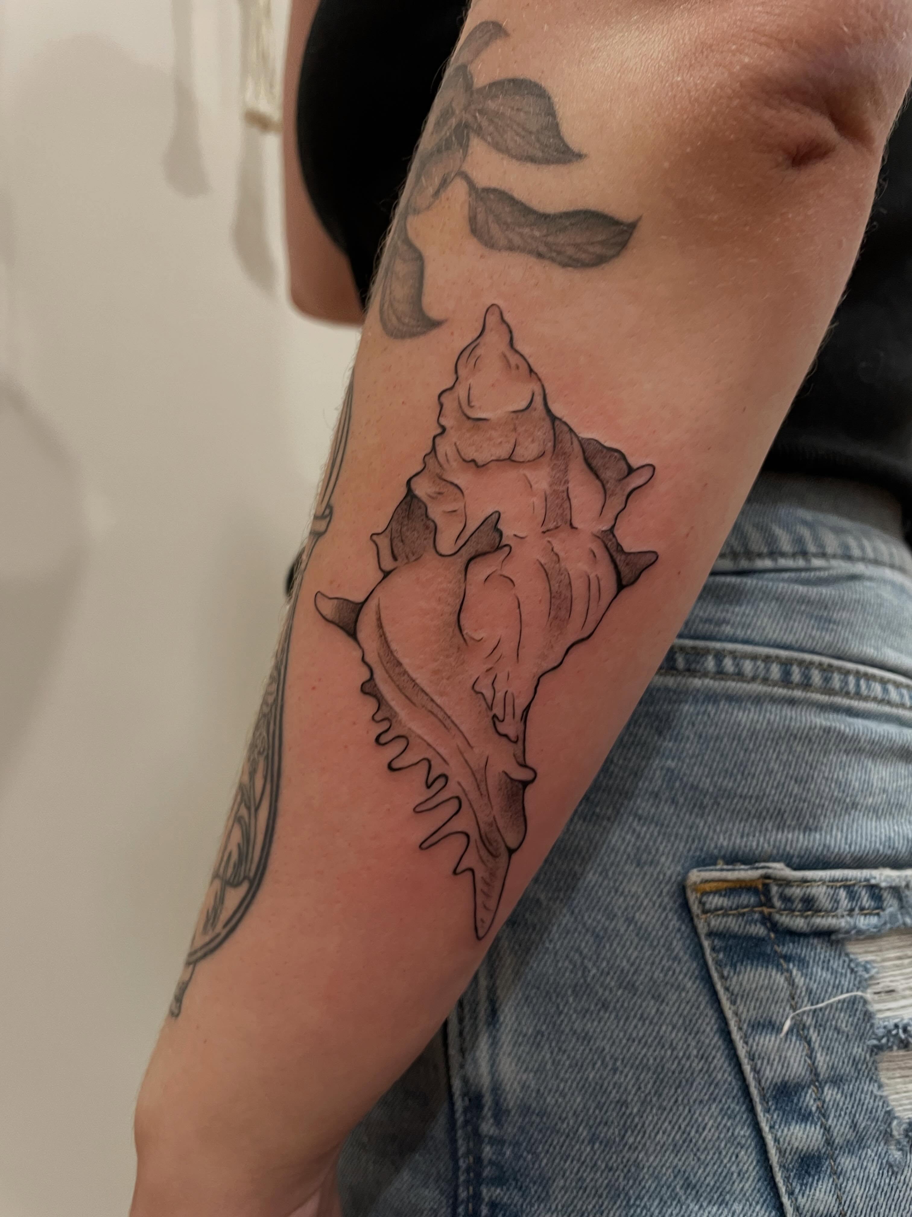 Tattoo by @ghostlypokes — black_and_grey
