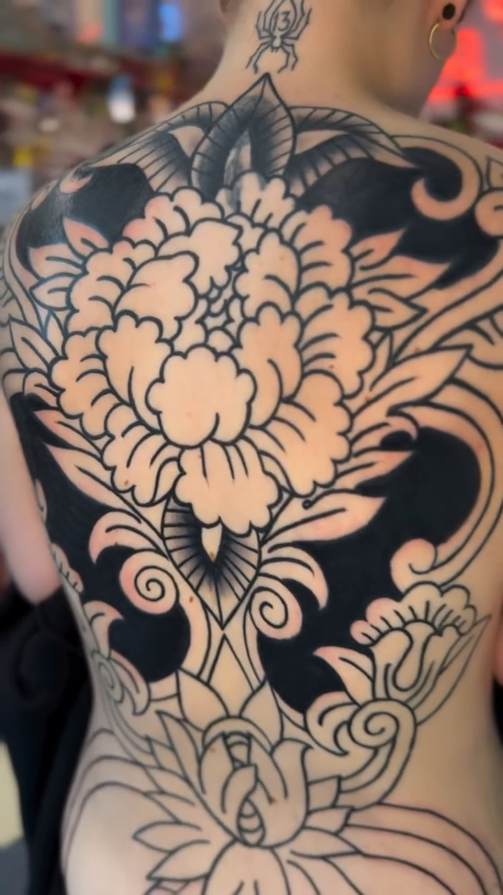 Tattoo by @david_steed — japanese_irezumi, blackwork