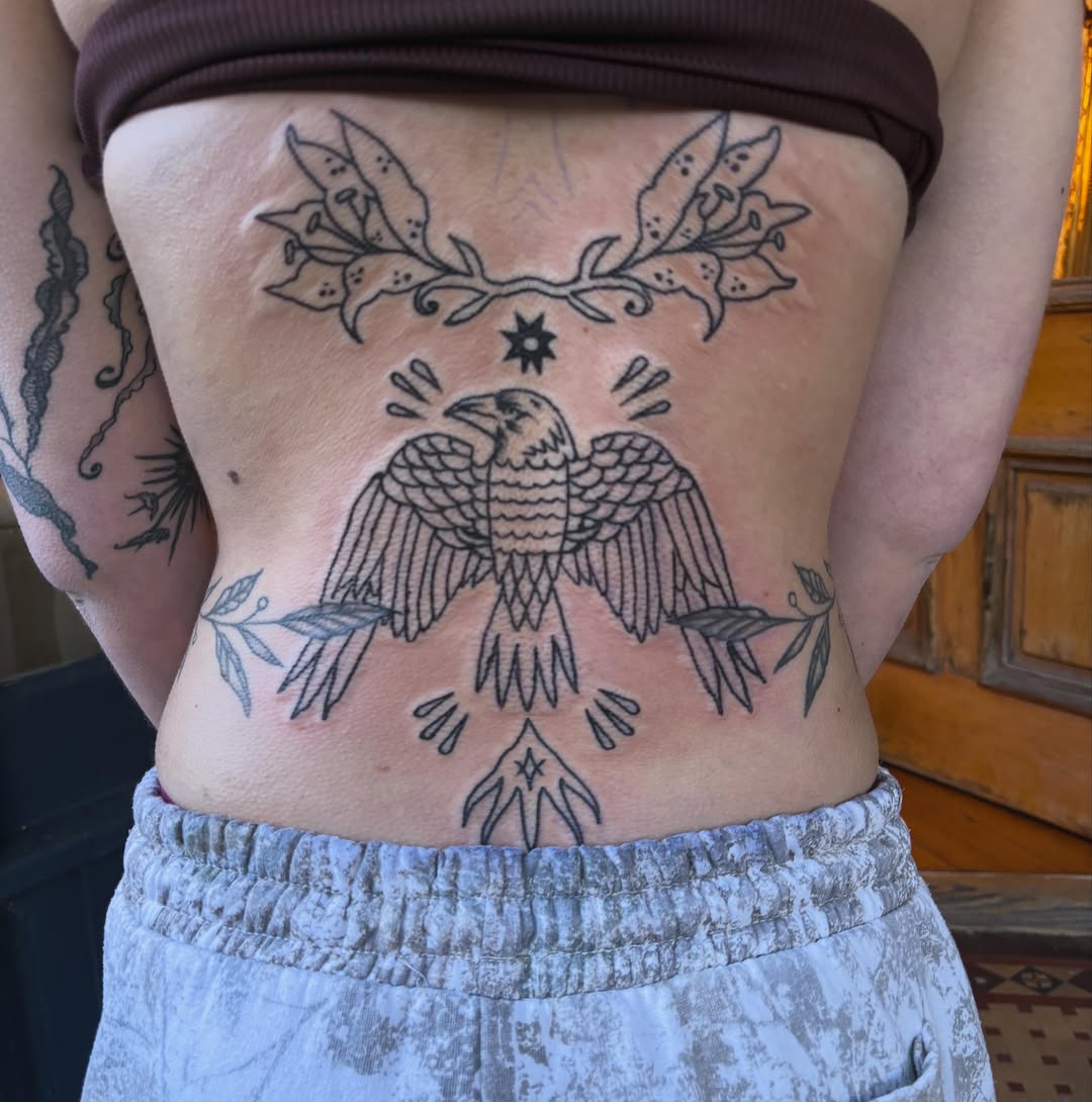 Tattoo by @easy_peezy_pokes — black_and_grey, illustrative