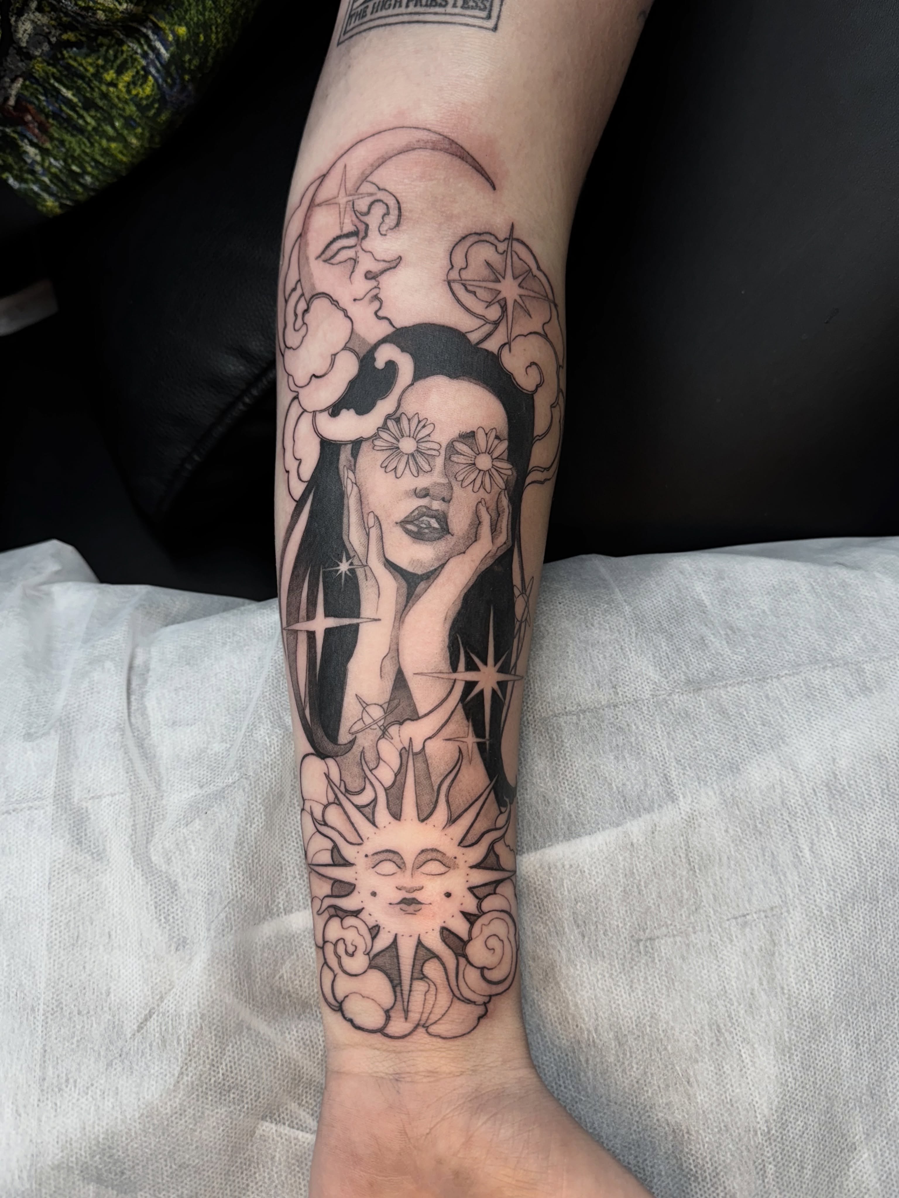 Tattoo by @cordova.ink — black_and_grey