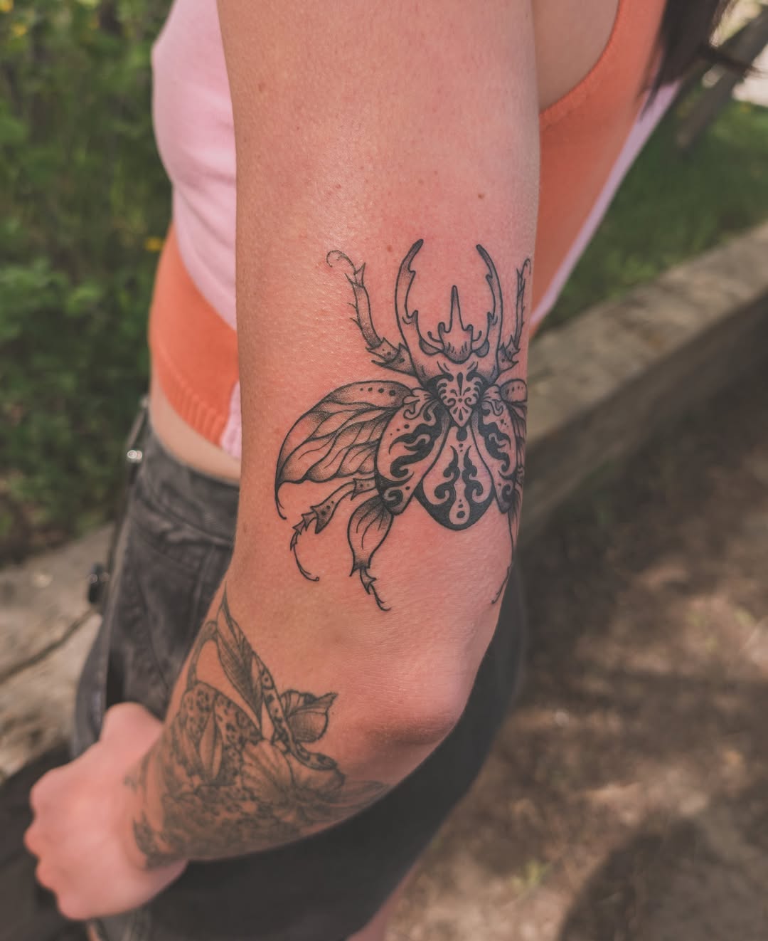 Tattoo by @uprootedtattooing β black_and_grey