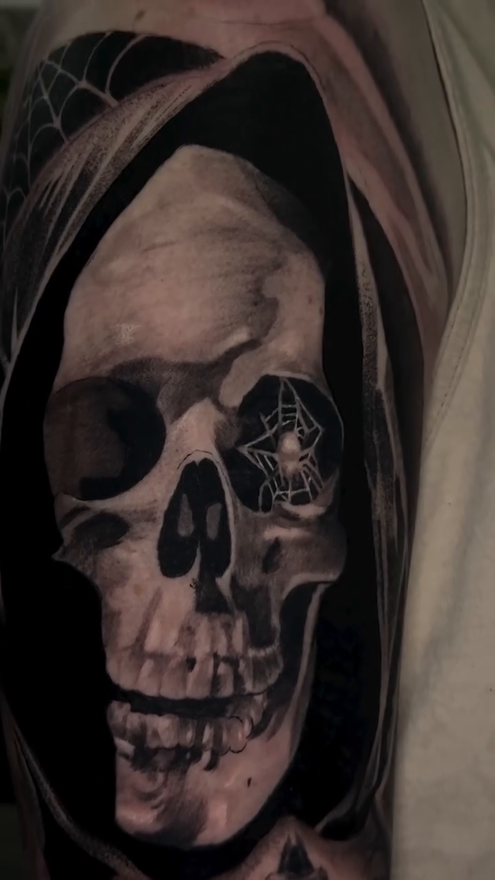 Tattoo by @immortal_tattoos707 — realism, black_and_grey