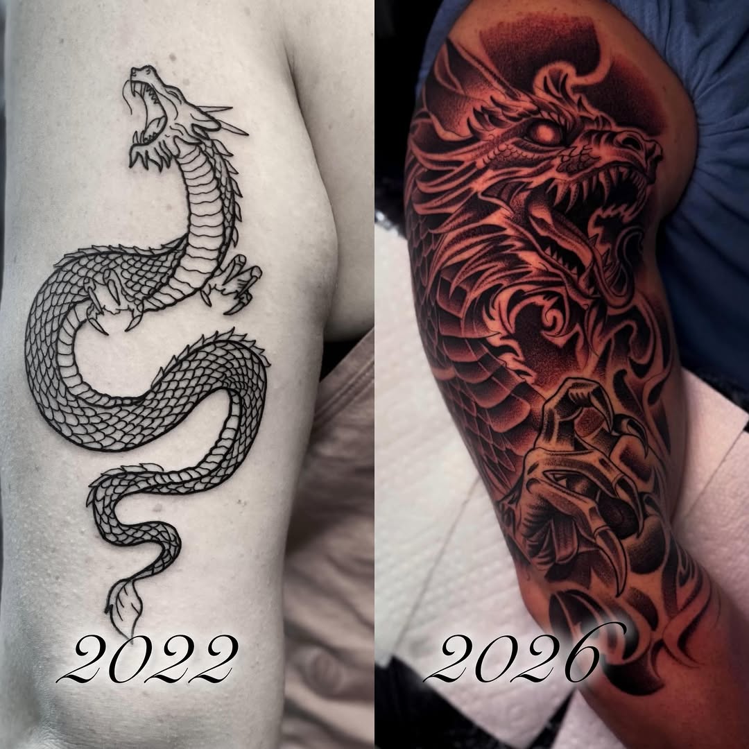 Tattoo by @dallasdiorio β japanese_irezumi, black_and_grey