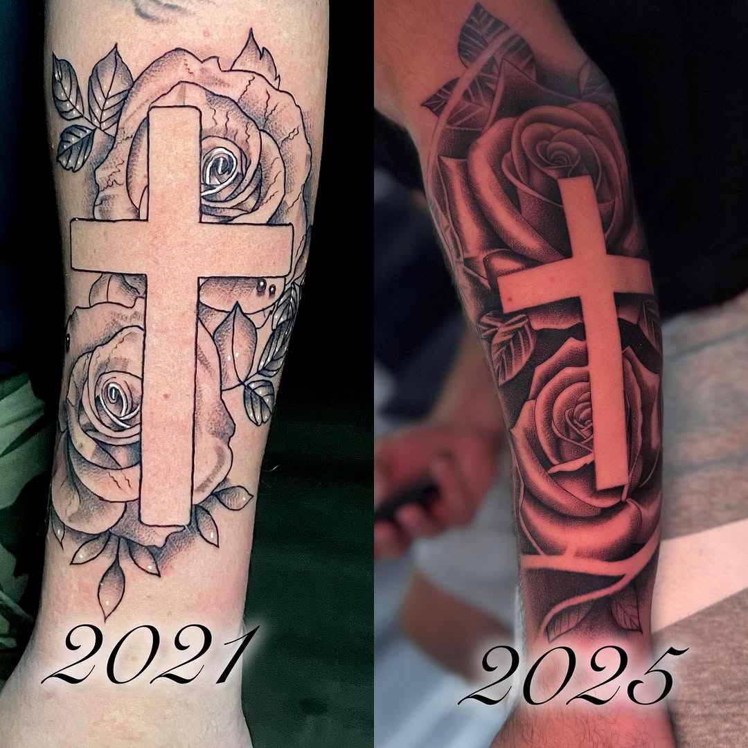 Tattoo by @dallasdiorio β realism, black_and_grey