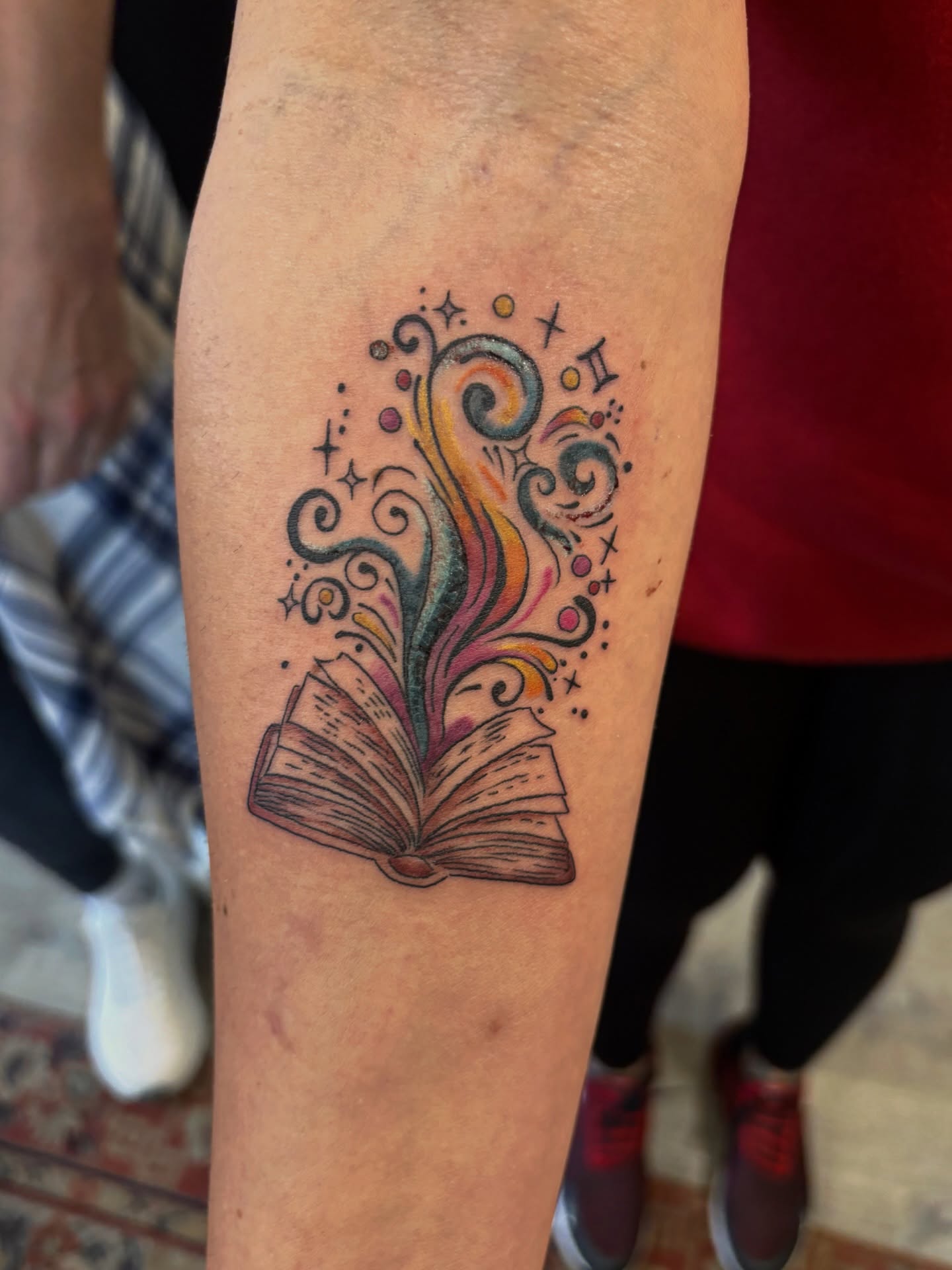 Tattoo by @sagerayink — watercolor