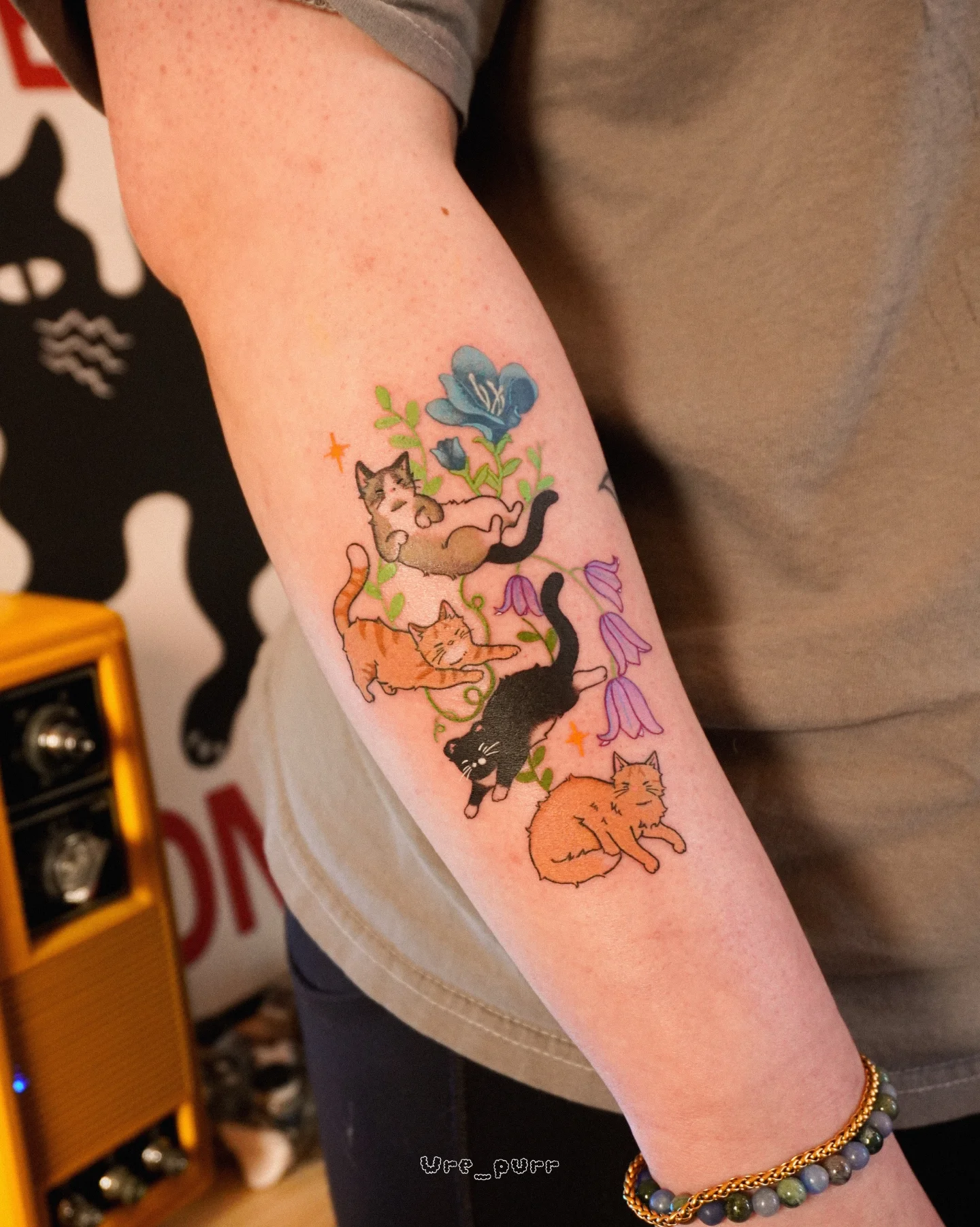 Tattoo by @yure_purr β new_school, illustrative