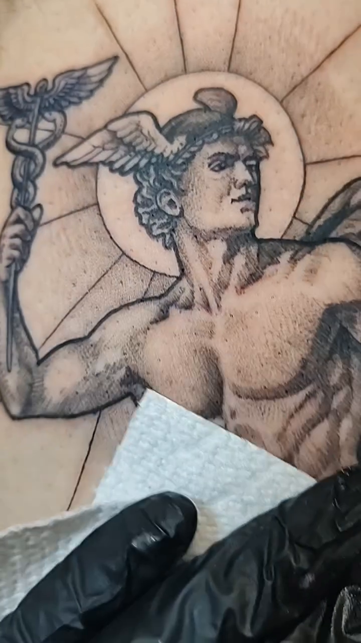 Tattoo by @jen_ink — realism, black_and_grey