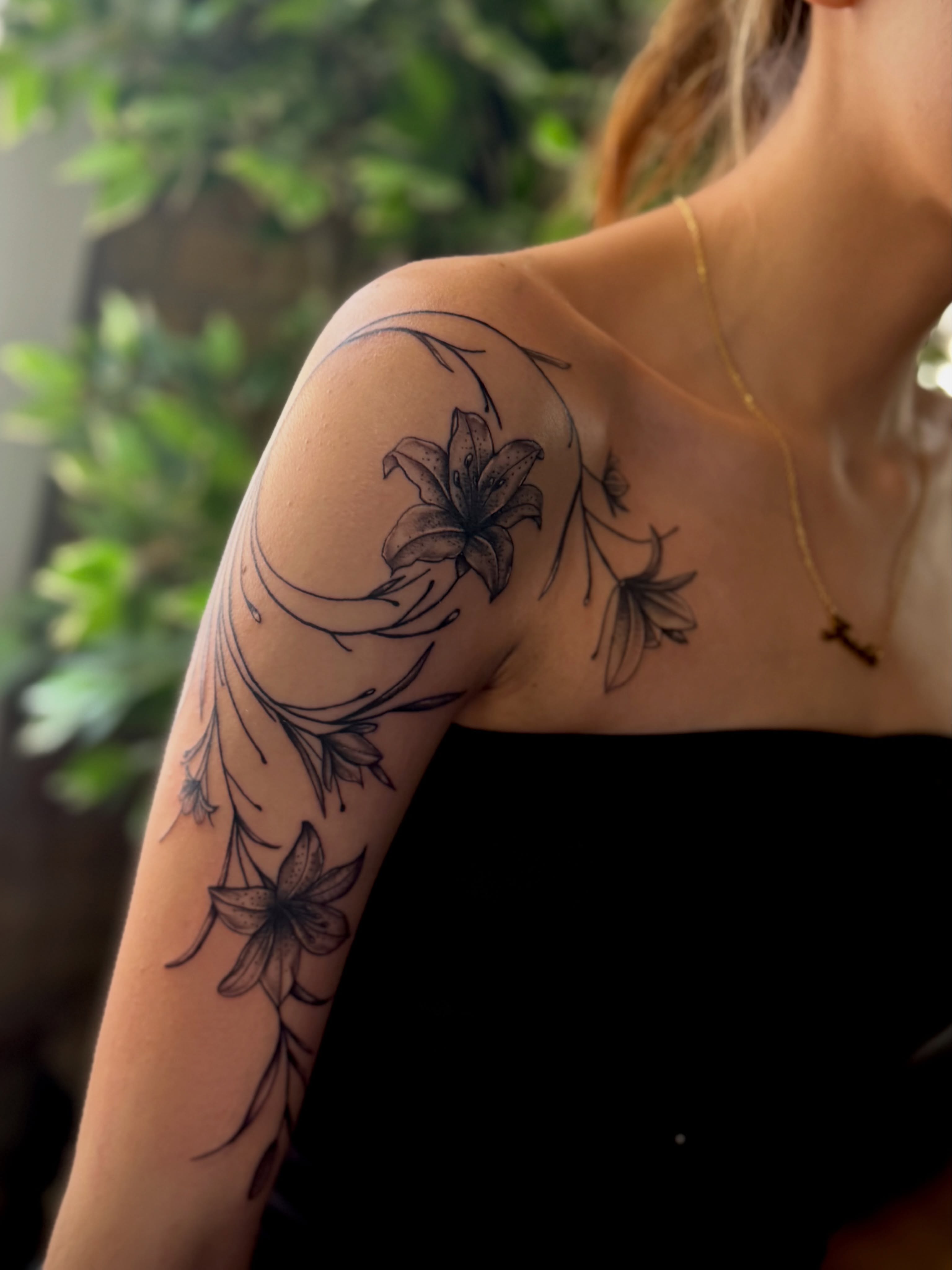 Tattoo by @inkofmine_byleo — black_and_grey
