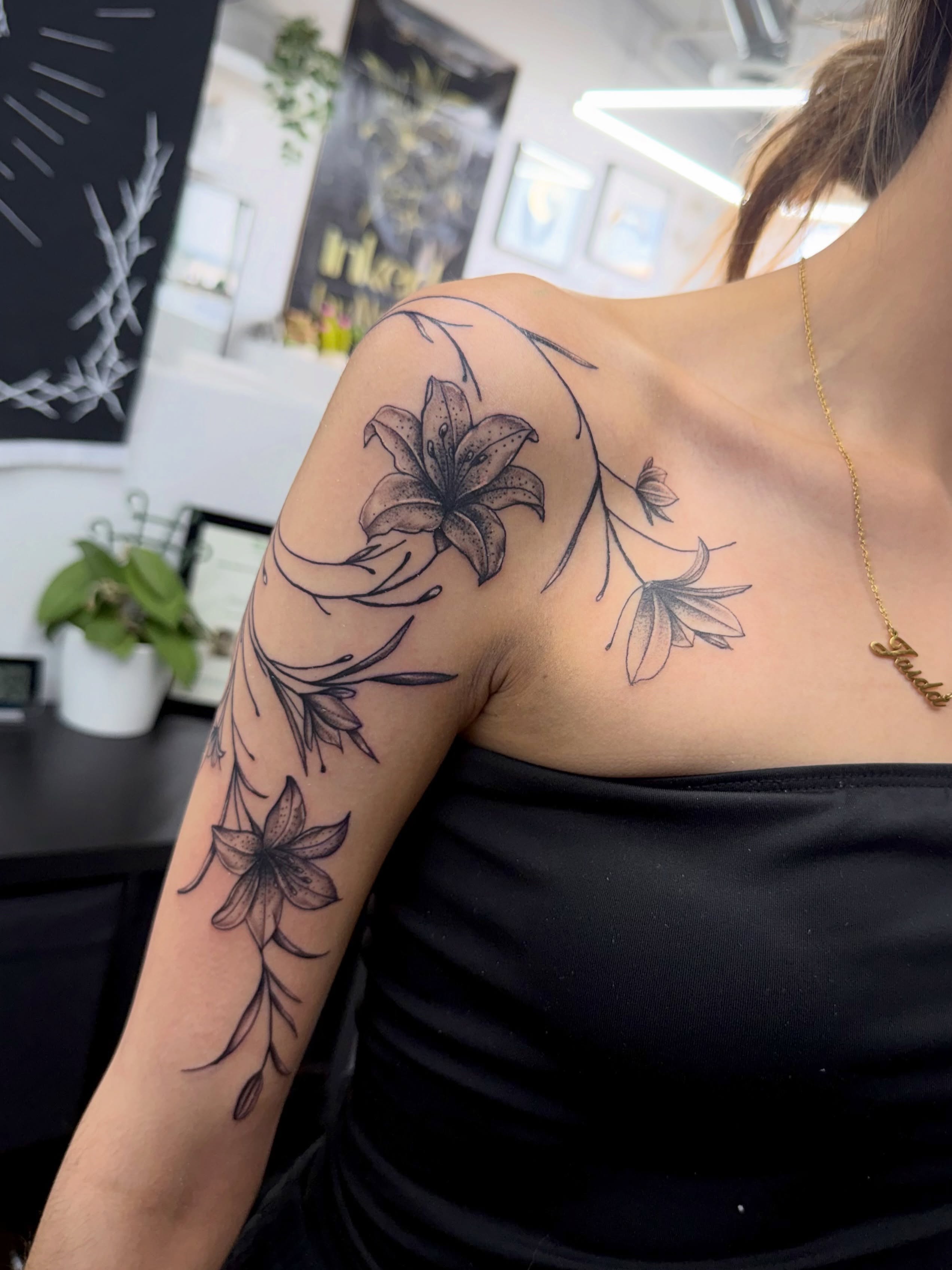 Tattoo by @inkofmine_byleo — black_and_grey