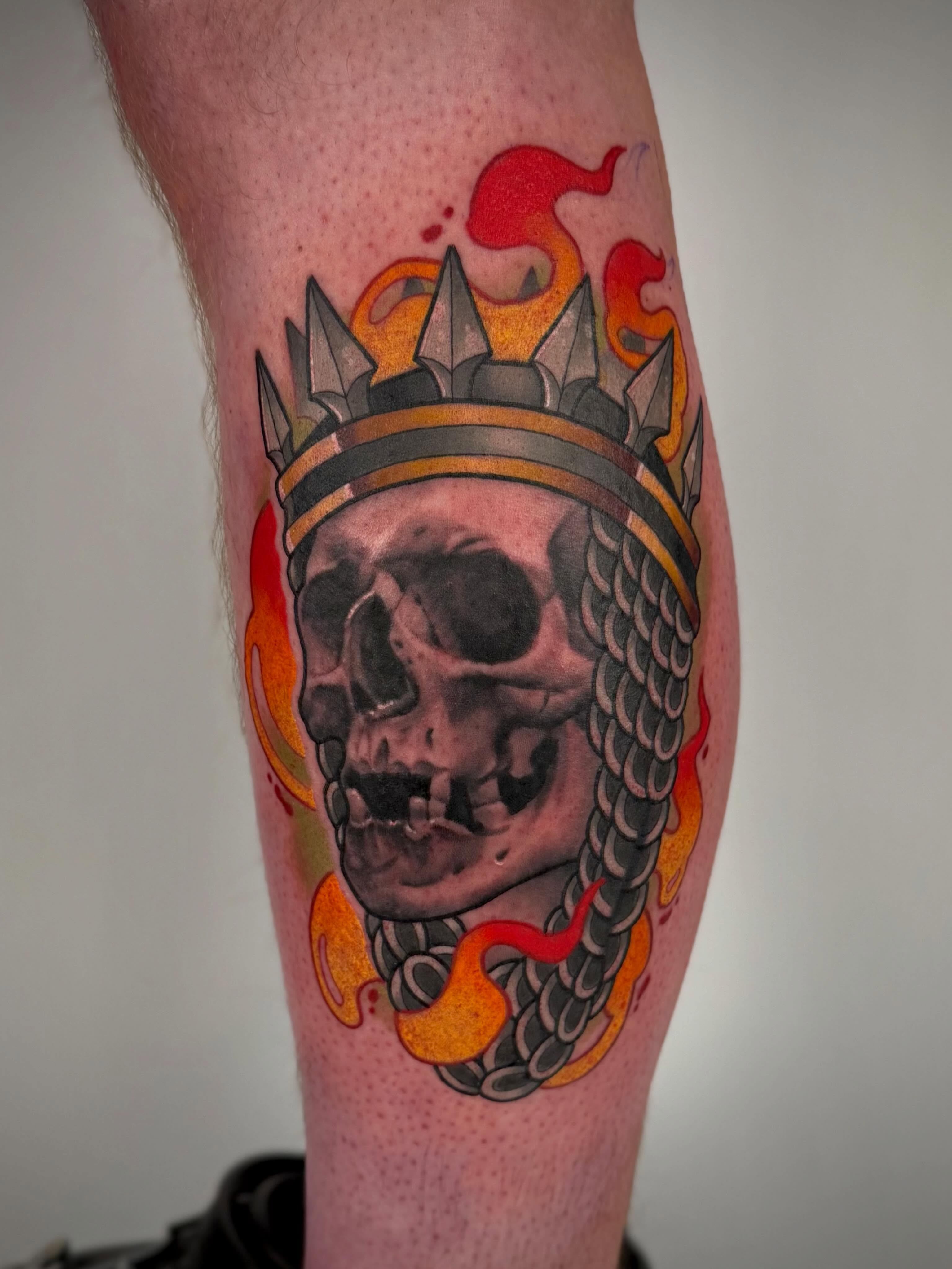 Tattoo by @babcocktattoo — realism, dark_realism