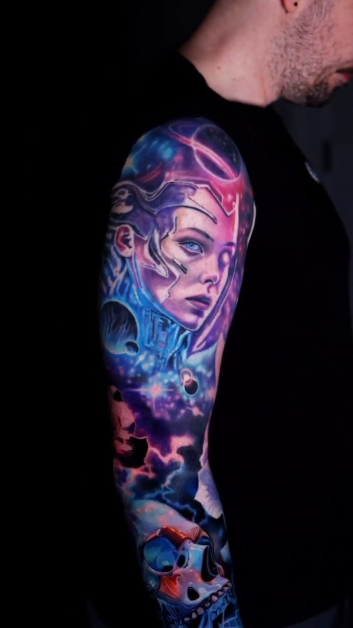Tattoo by @bobbycupparotattoos — realism, trash_polka