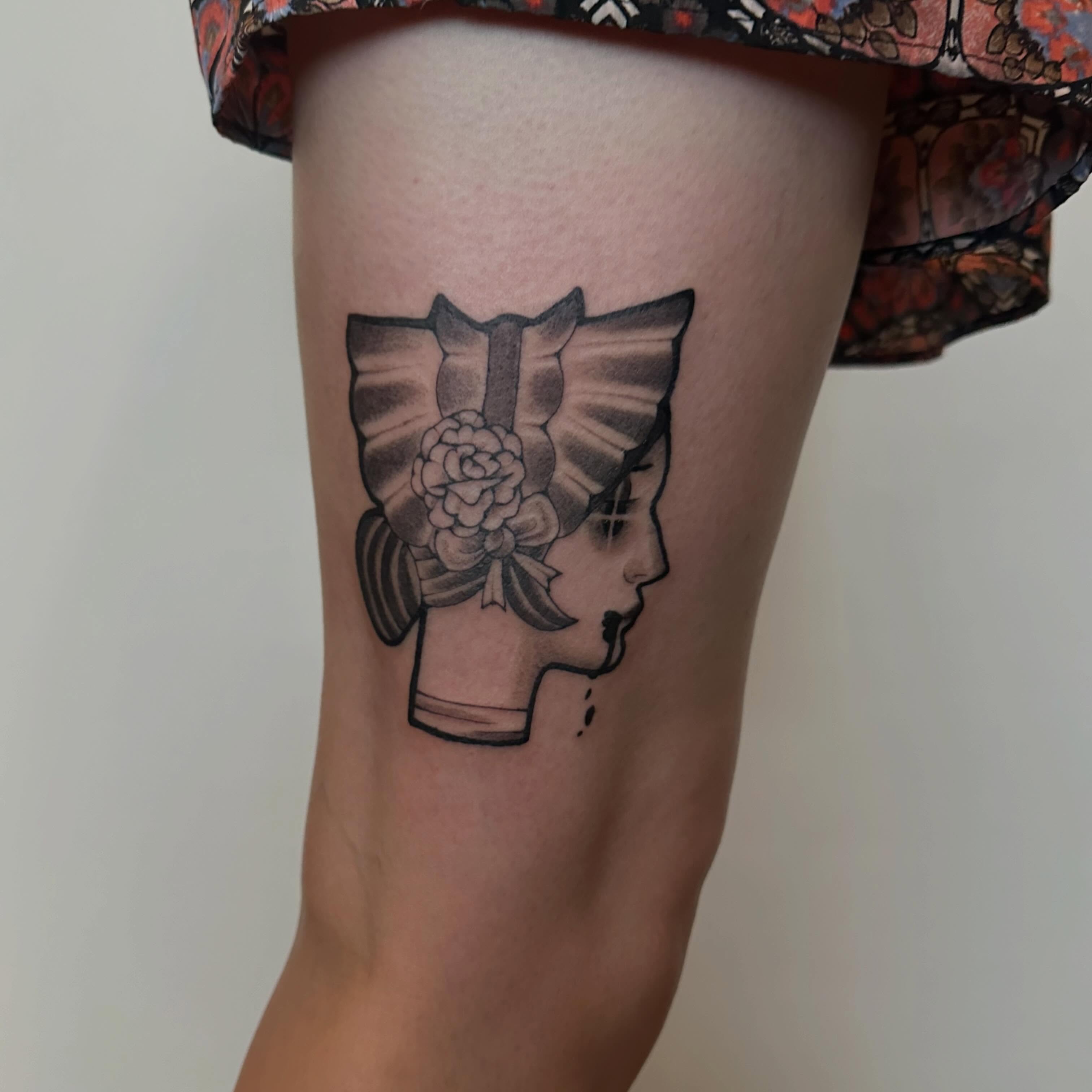 Tattoo by @nimimatattoo — black_and_grey