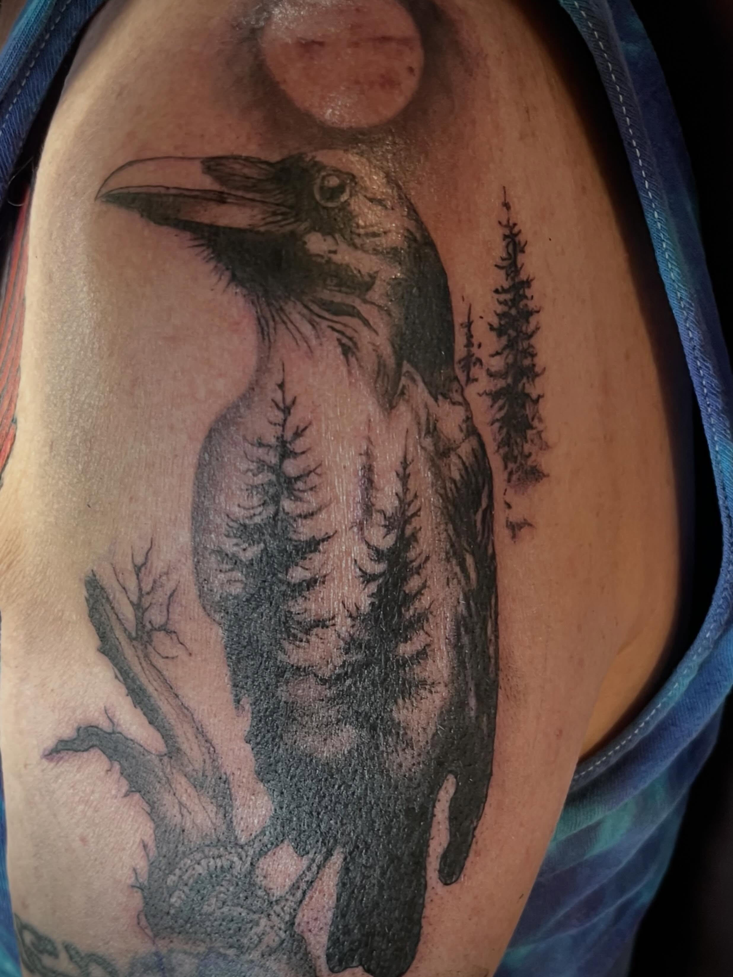 Tattoo by @lamarbodyart — black_and_grey, realism