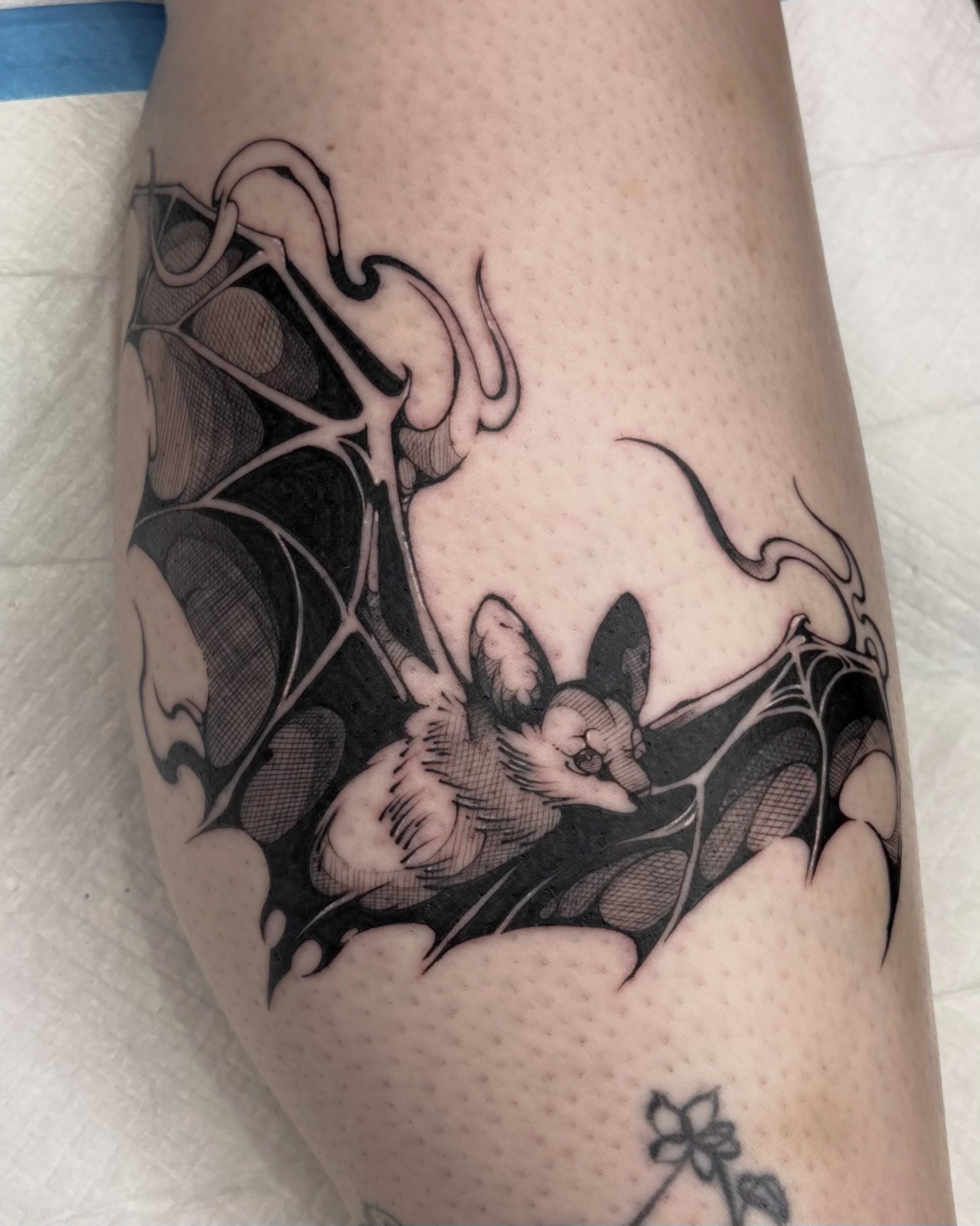 Tattoo by @codeblackink โ black_and_grey