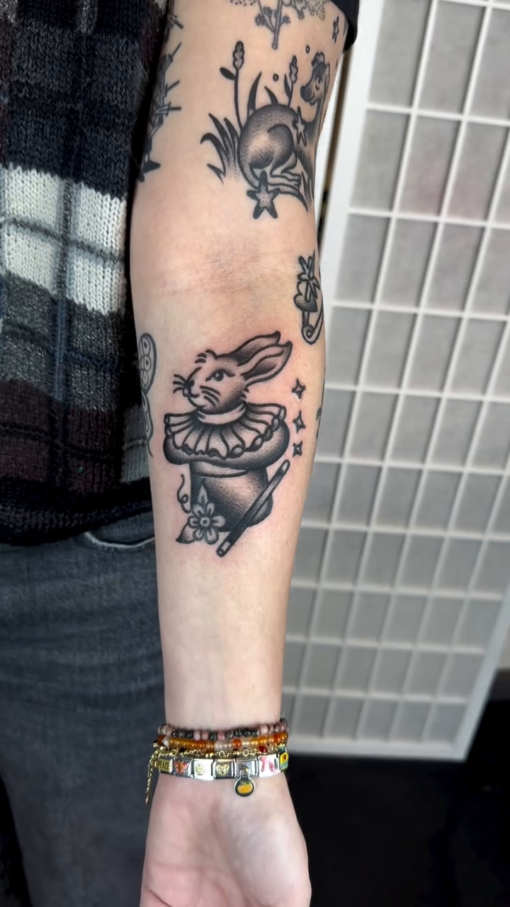 Tattoo by @sadvladink — american_traditional, black_and_grey
