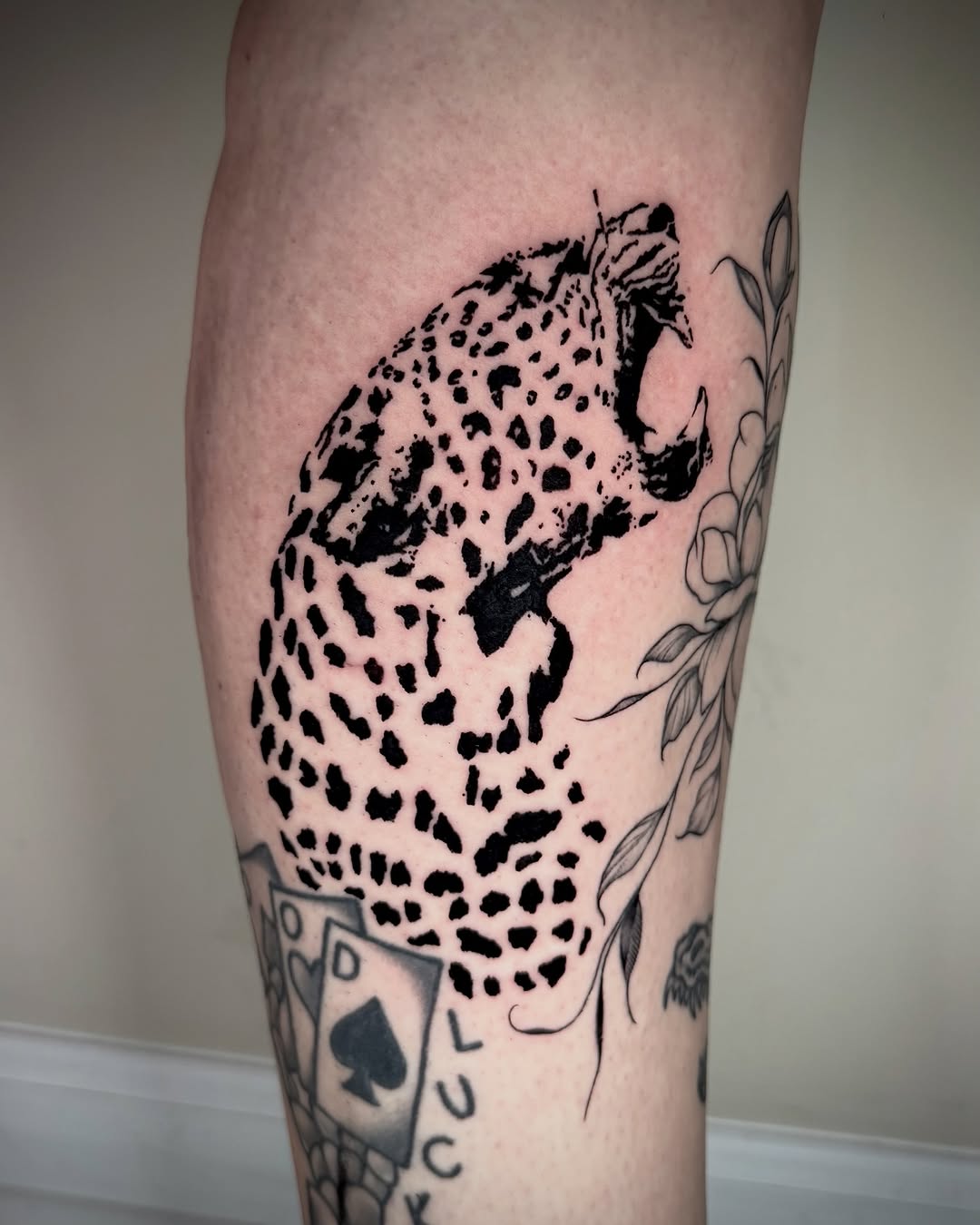 Tattoo by @emilytat222 — blackwork, black_and_grey