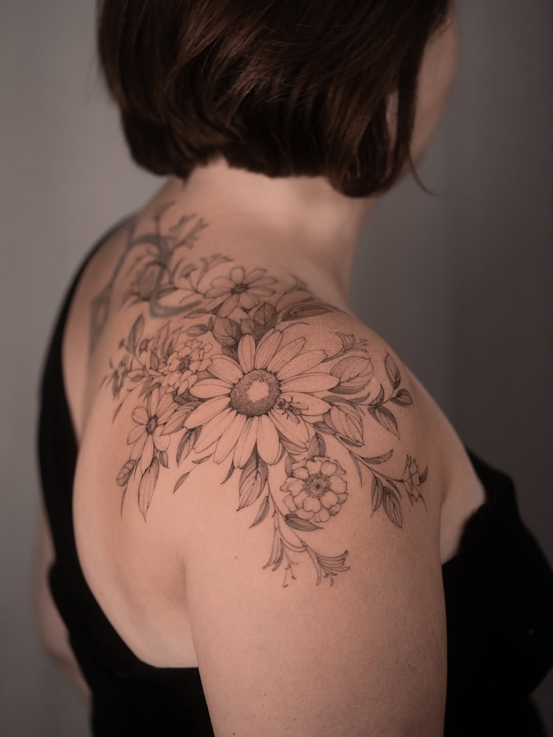Tattoo by @shekhme — fine_line, black_and_grey