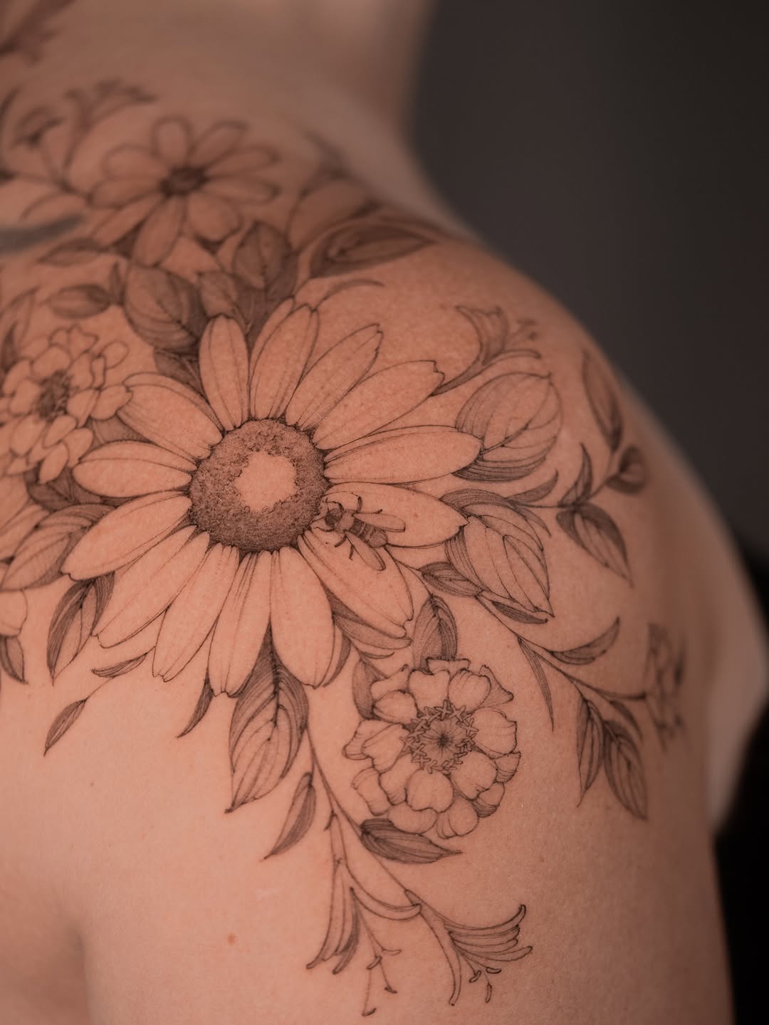 Tattoo by @shekhme — fine_line, black_and_grey