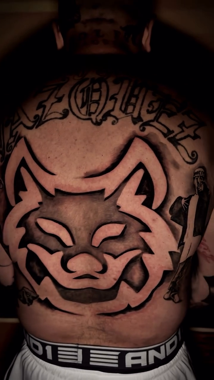 Tattoo by @bloodmoney_tattoos — blackwork, lettering_script