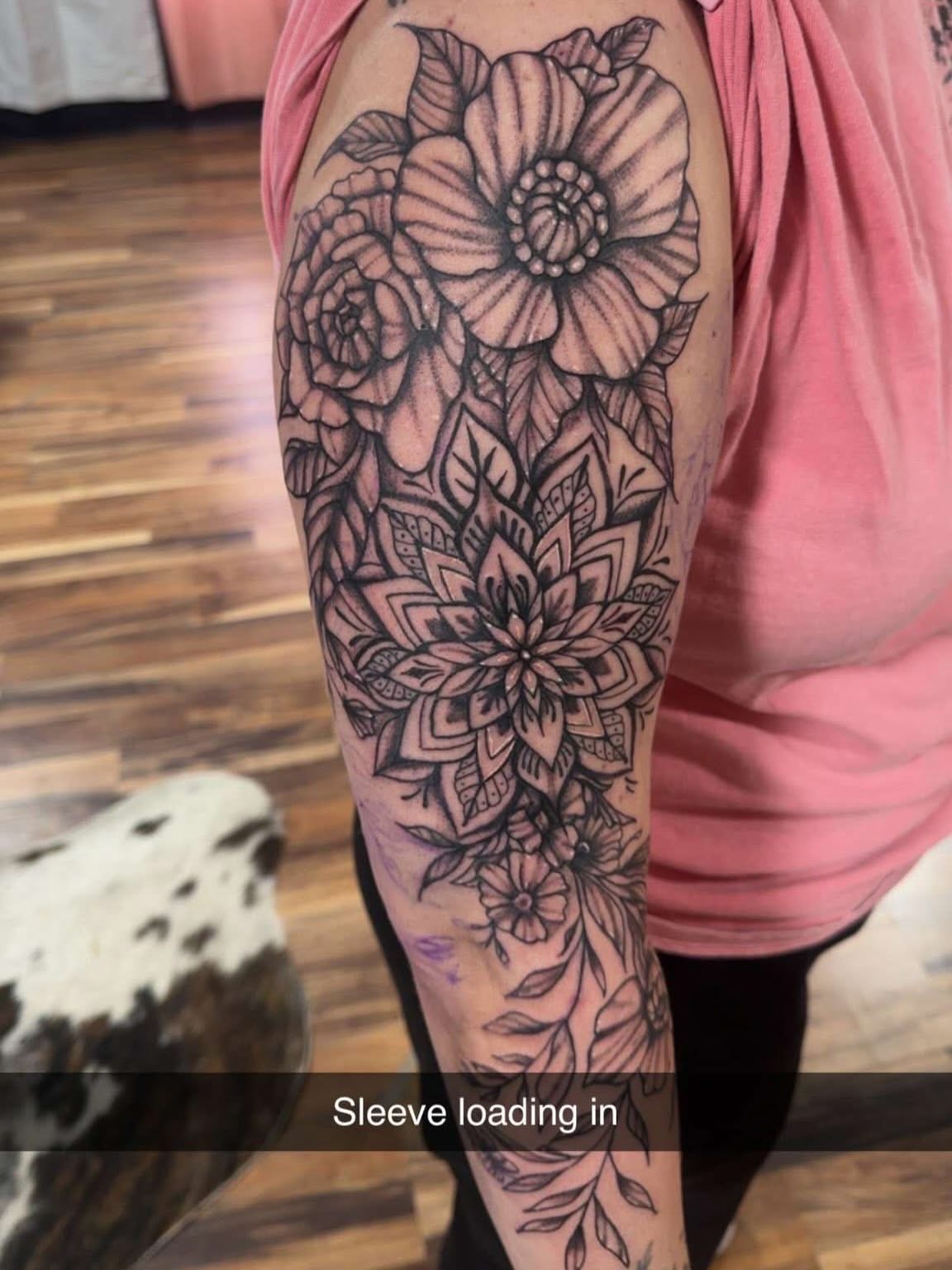 Tattoo by @pimp.myhide — black_and_grey