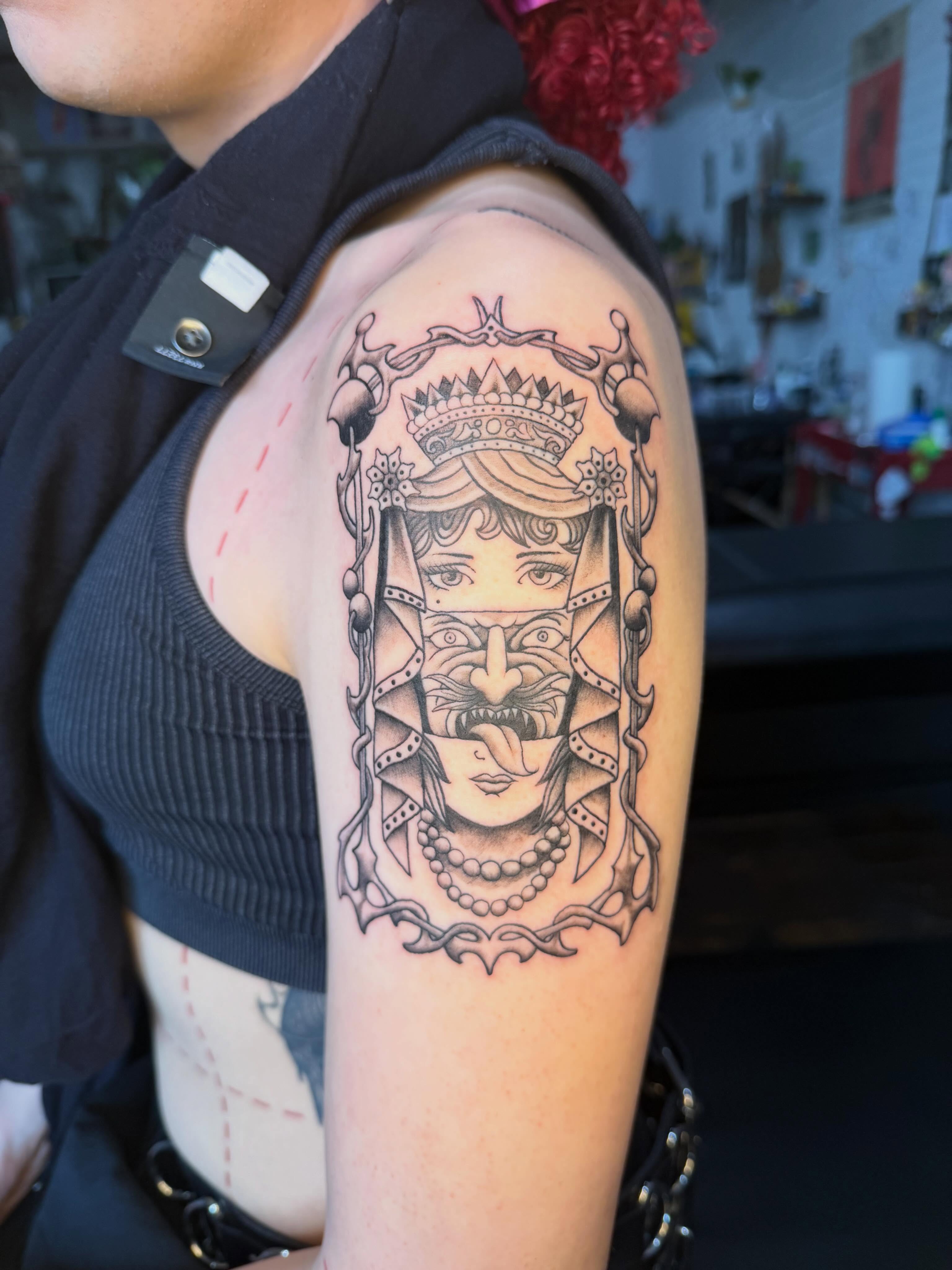 Tattoo by @nanumike_tats — black_and_grey, realism