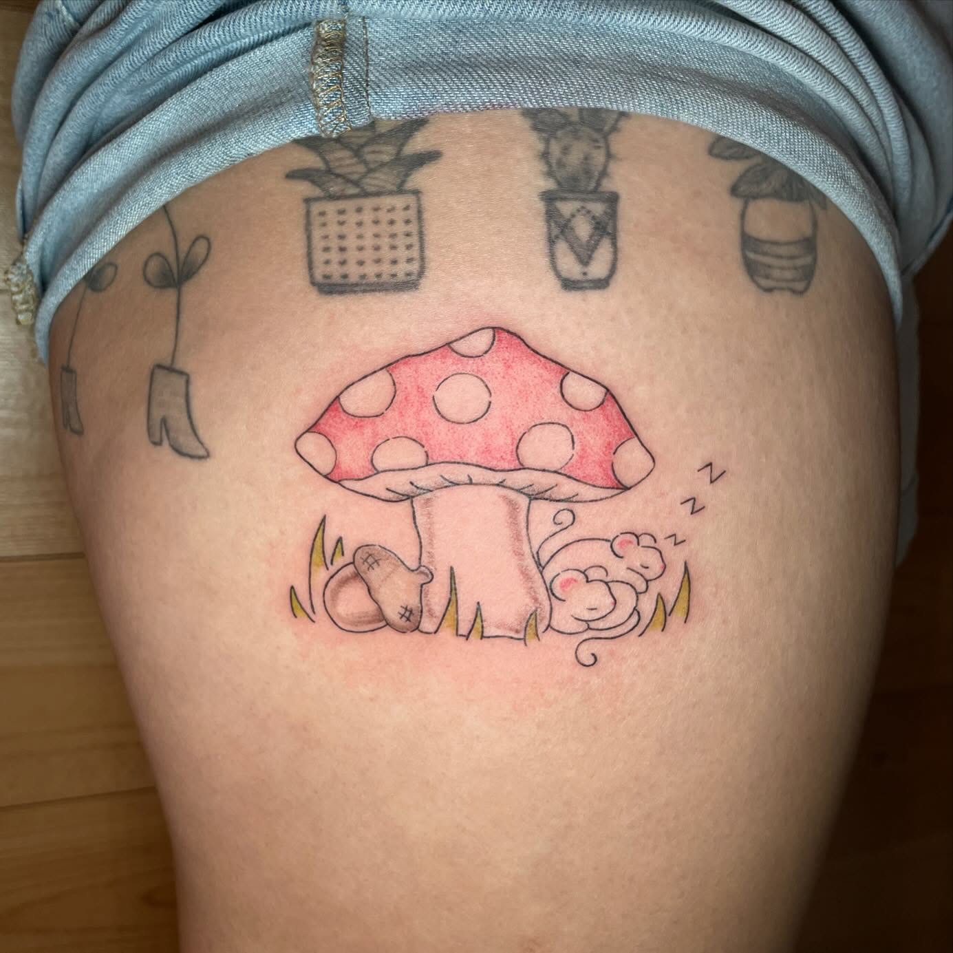 Tattoo by @pajama.hat_tats — dotwork