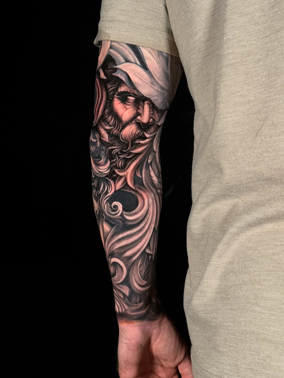 Tattoo by @tattoo_katie — realism, black_and_grey