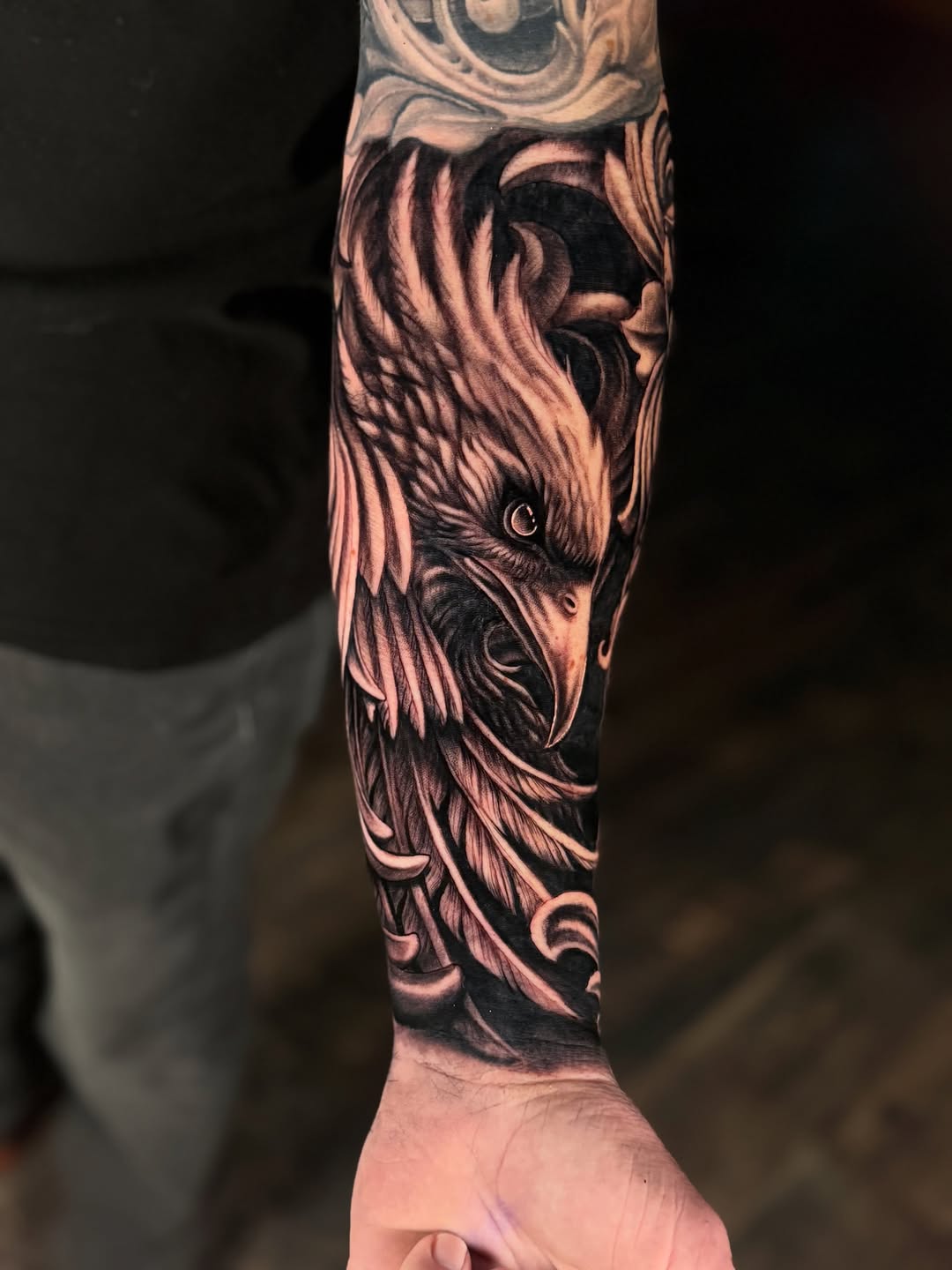 Tattoo by @tattoo_katie — realism, black_and_grey