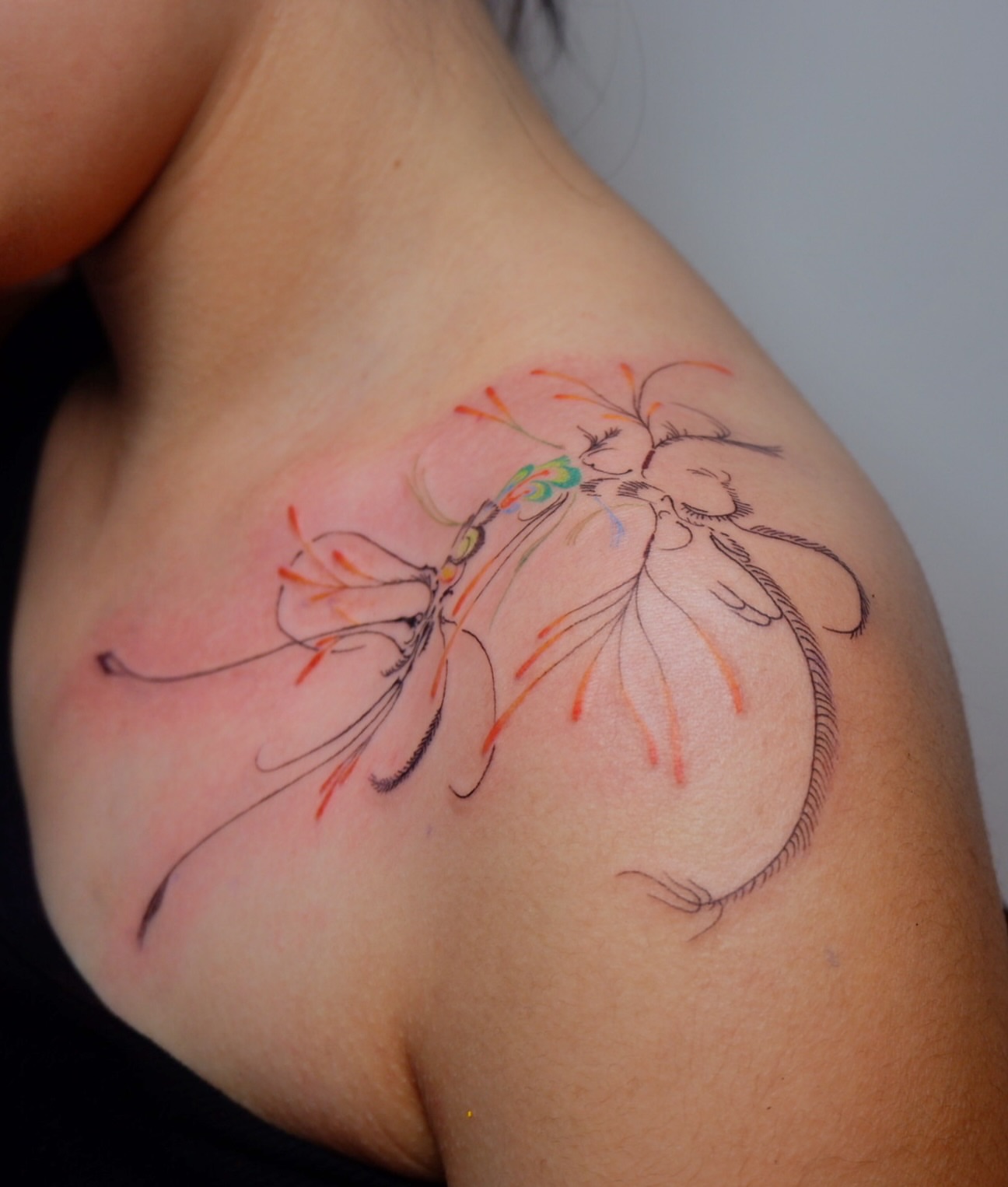 Tattoo by @the_tru_jerrry β new_school, watercolor