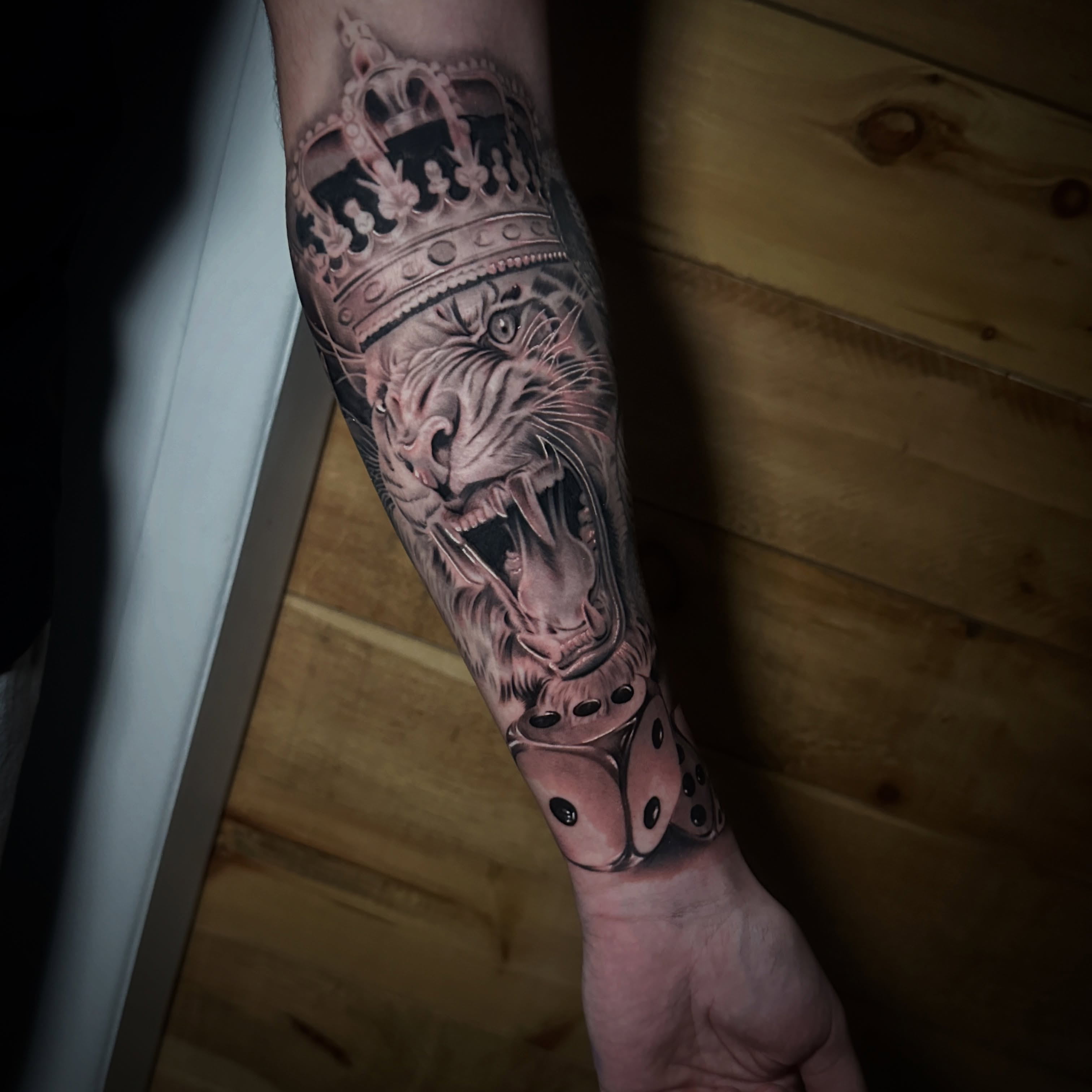 Tattoo by @fed.dinero.tattoo — realism, dark_realism