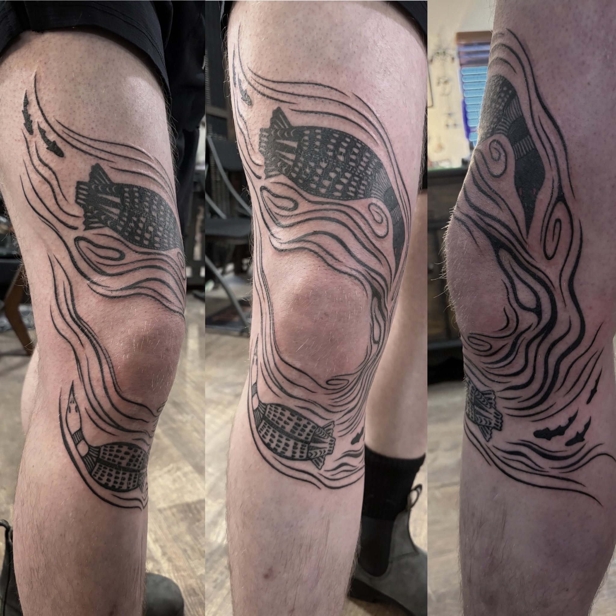 Tattoo by @theblackdottattoo — black_and_grey