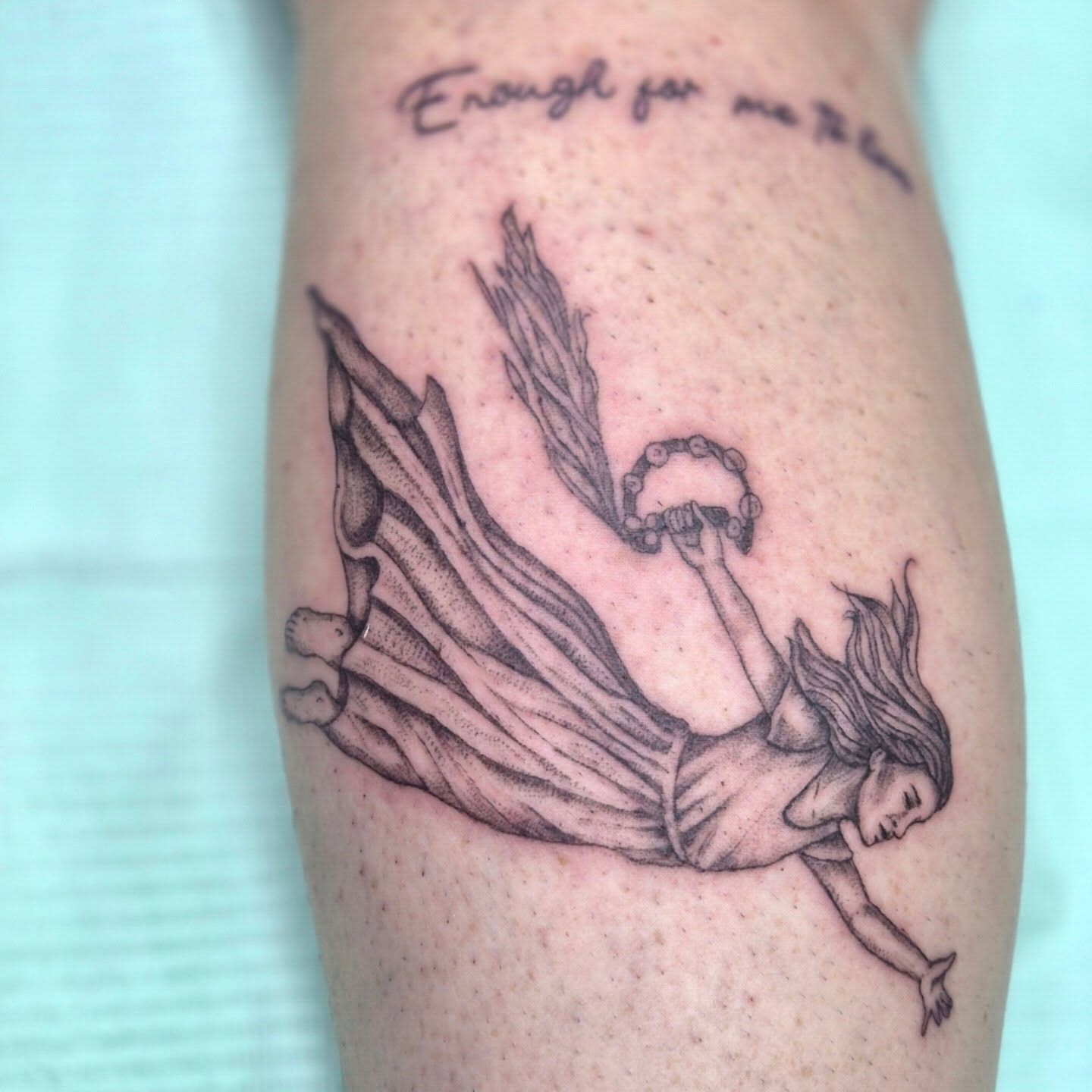 Tattoo by @therealchrisbell — fine_line, lettering_script