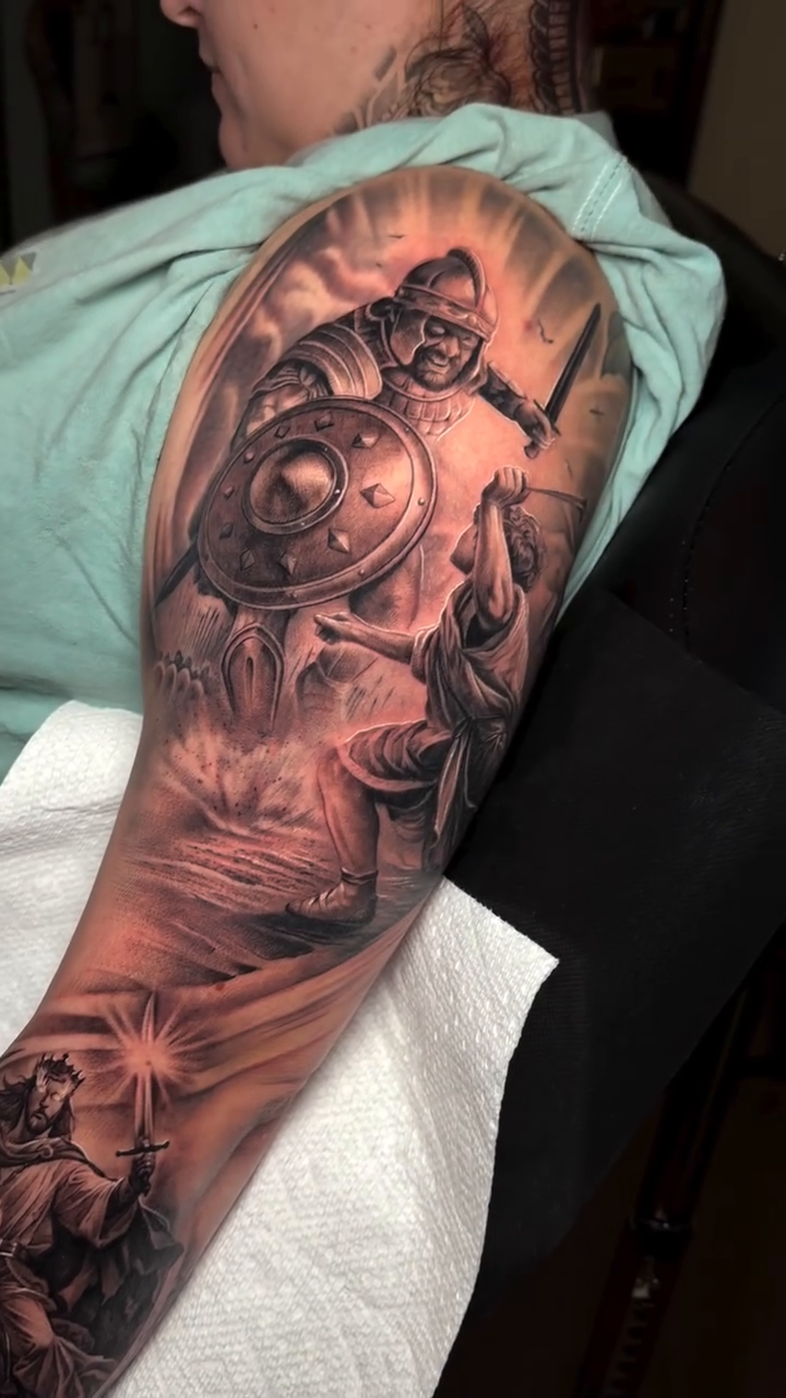 Tattoo by @dead_im_sure — realism, black_and_grey