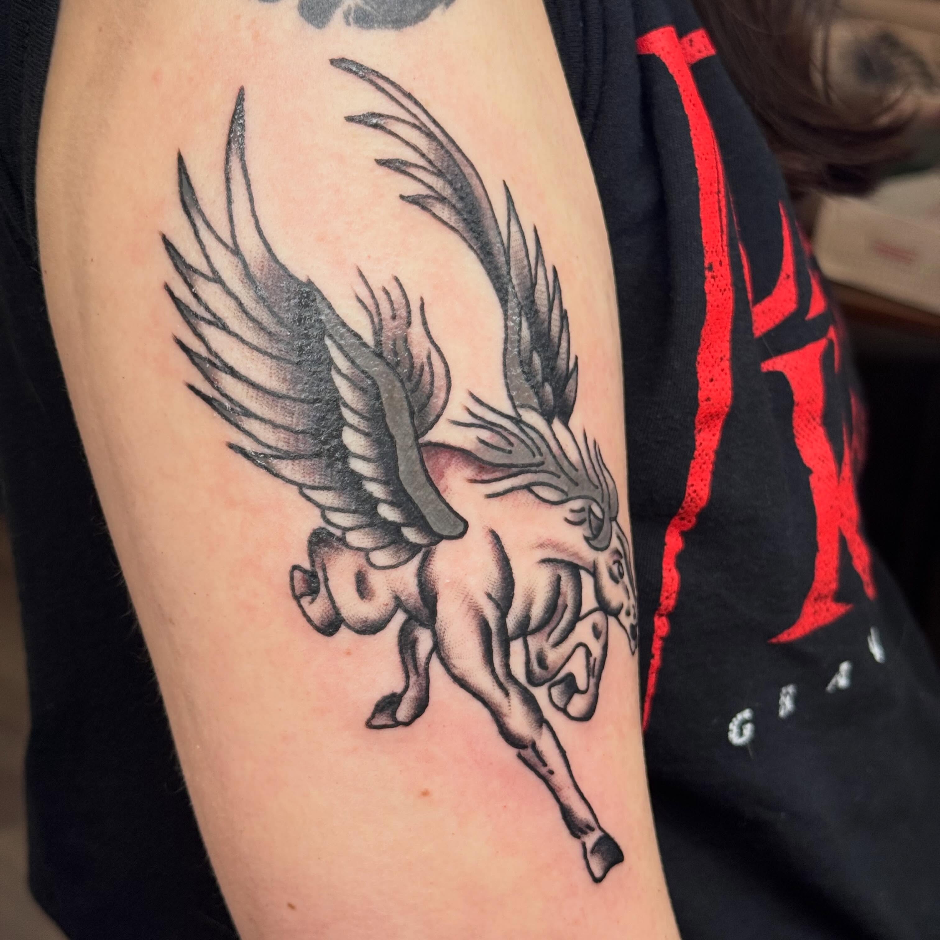 Tattoo by @summerthymetattoo — black_and_grey