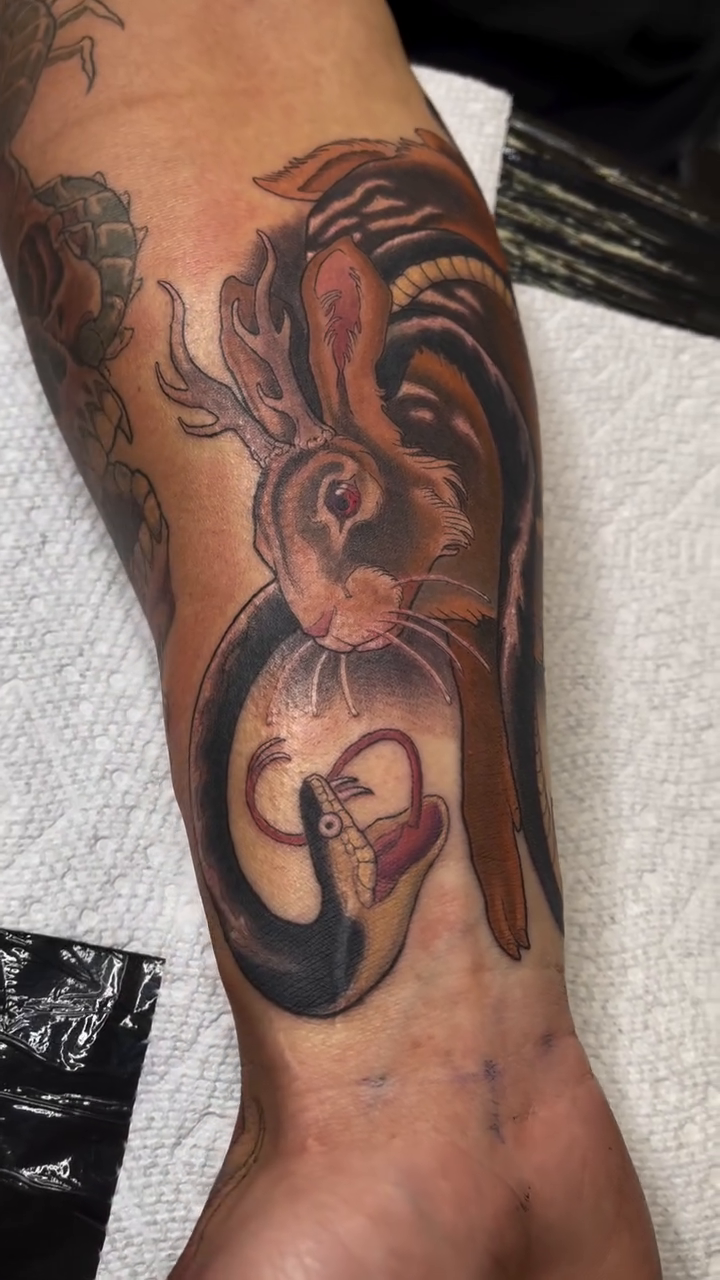 Tattoo by @vicentetattoos — neo_traditional, realism