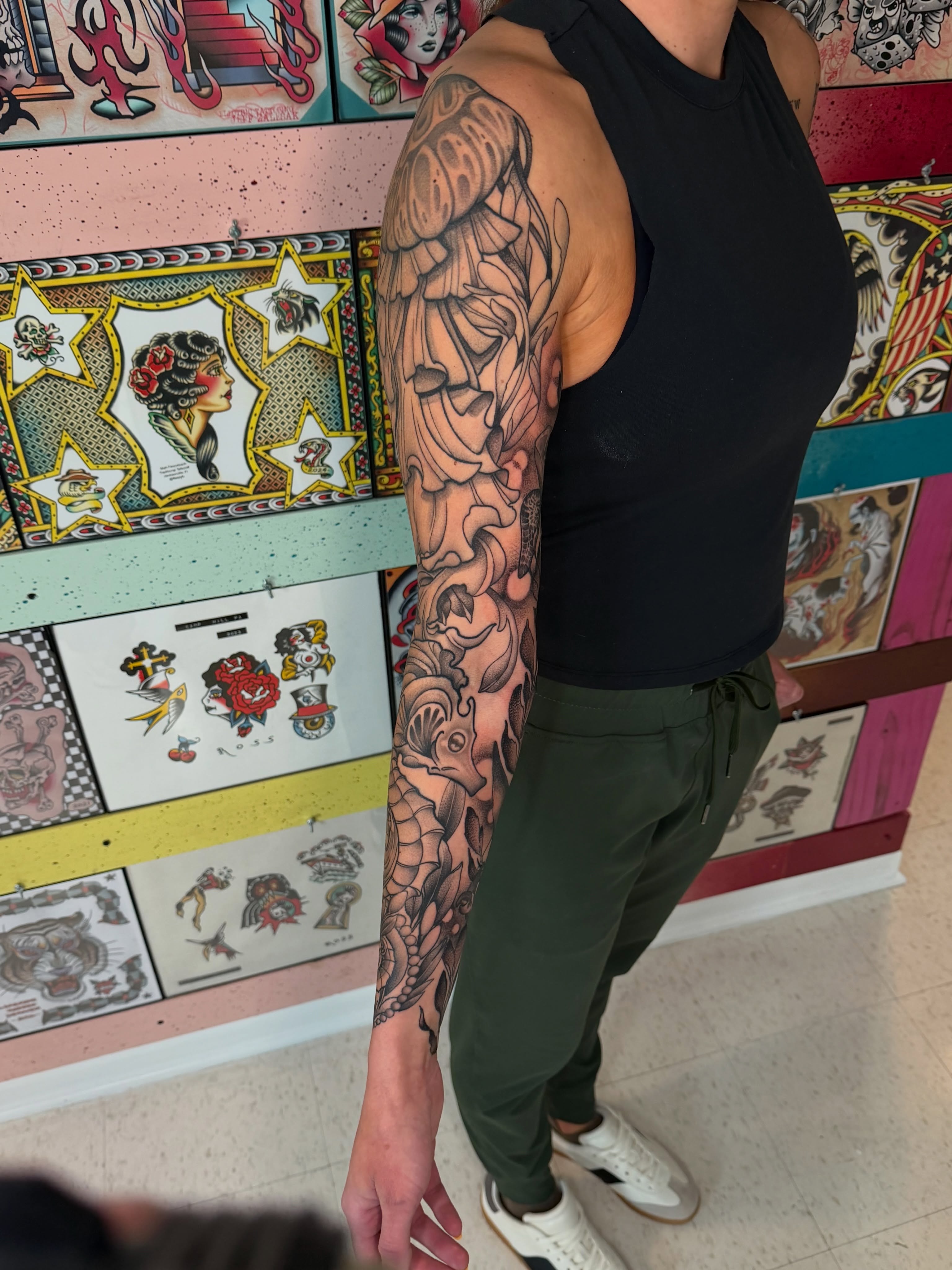 Tattoo by @imatattooer — american_traditional, black_and_grey