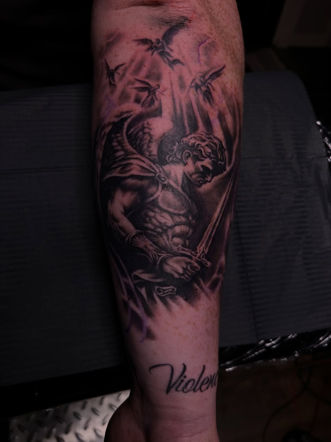 Tattoo by @trigger_tone — realism, black_and_grey