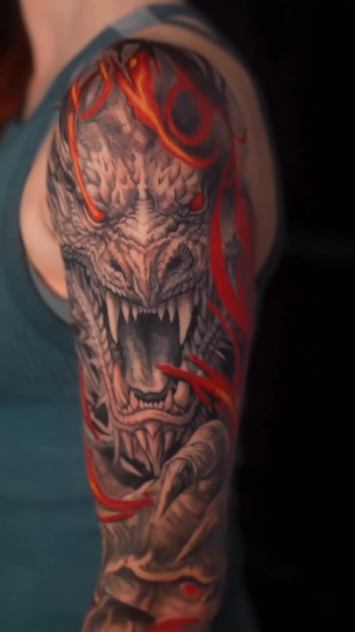Tattoo by @tatsbyalia — dark_realism, black_and_grey