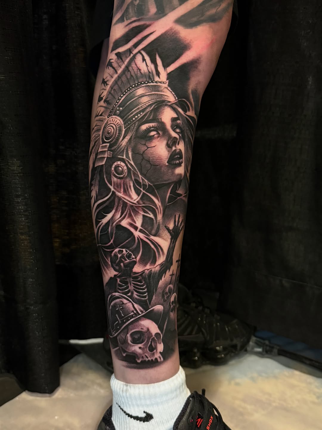Tattoo by @tattoosbygonzo530 — realism, black_and_grey