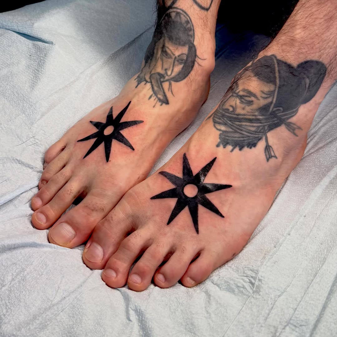Tattoo by @bunny_and_the_echomen — blackwork