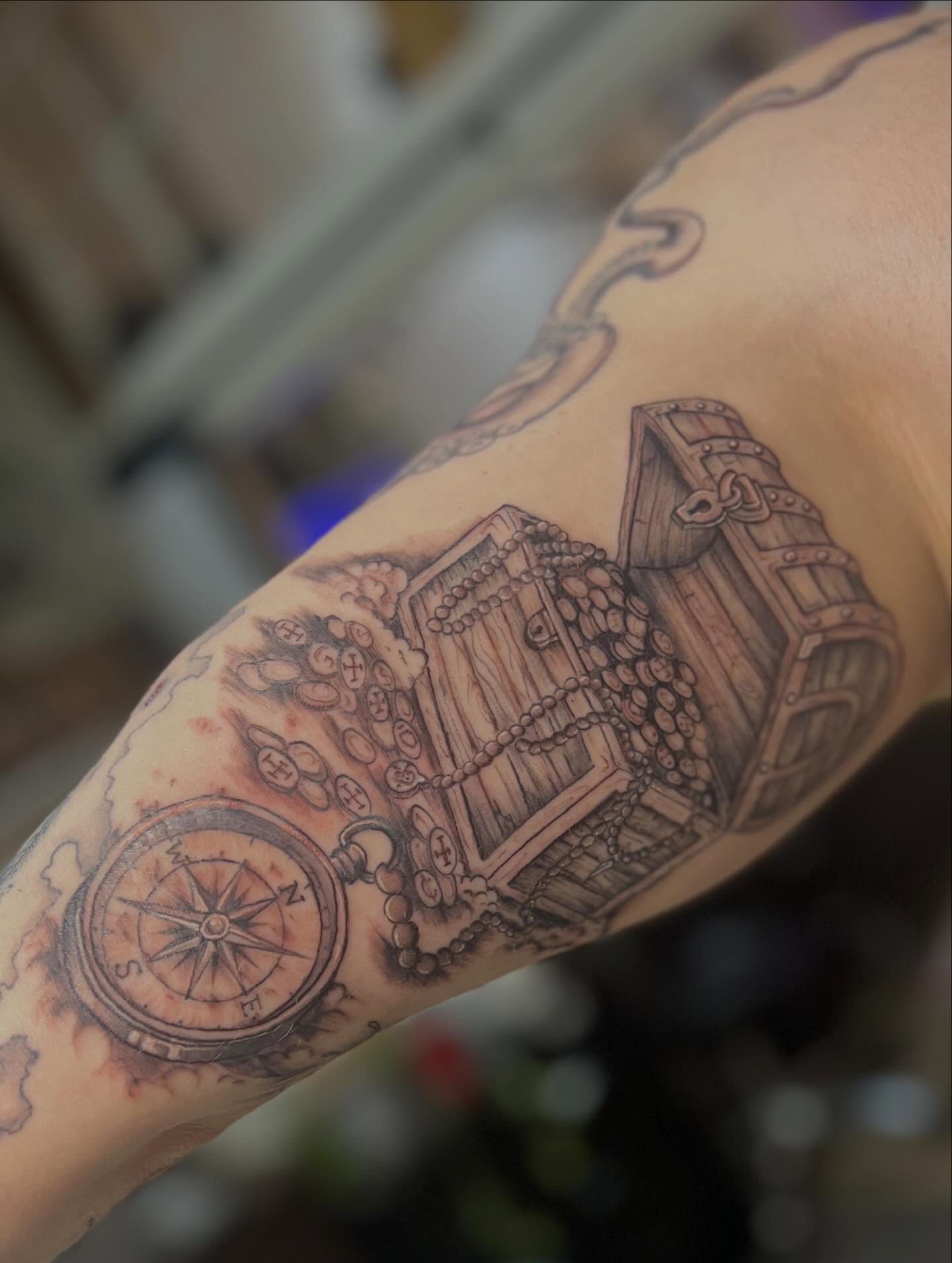 Tattoo by @rikki_mf_bobby — black_and_grey